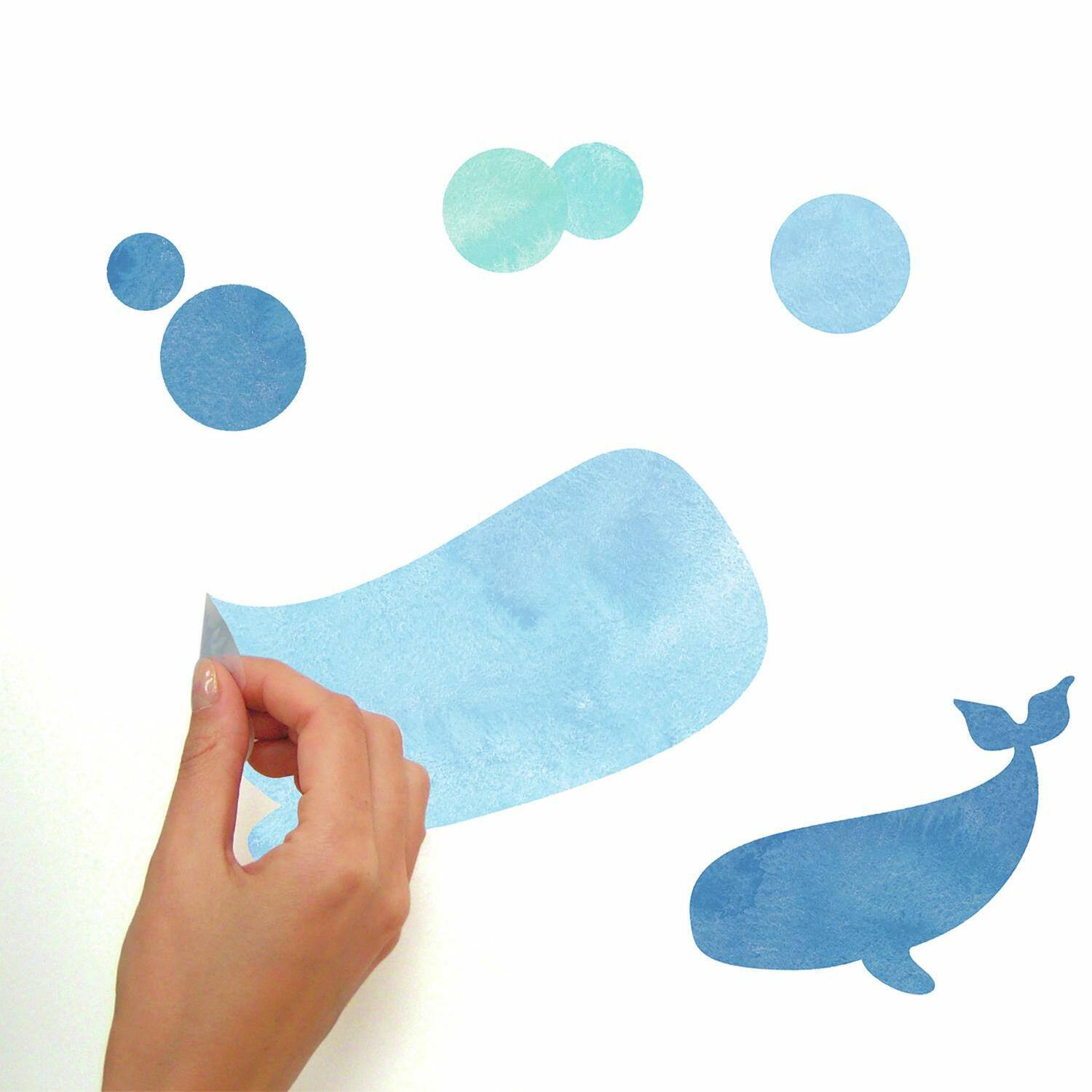 RoomMates I Whale Always Love You Peel &#x26; Stick Giant Wall Decals