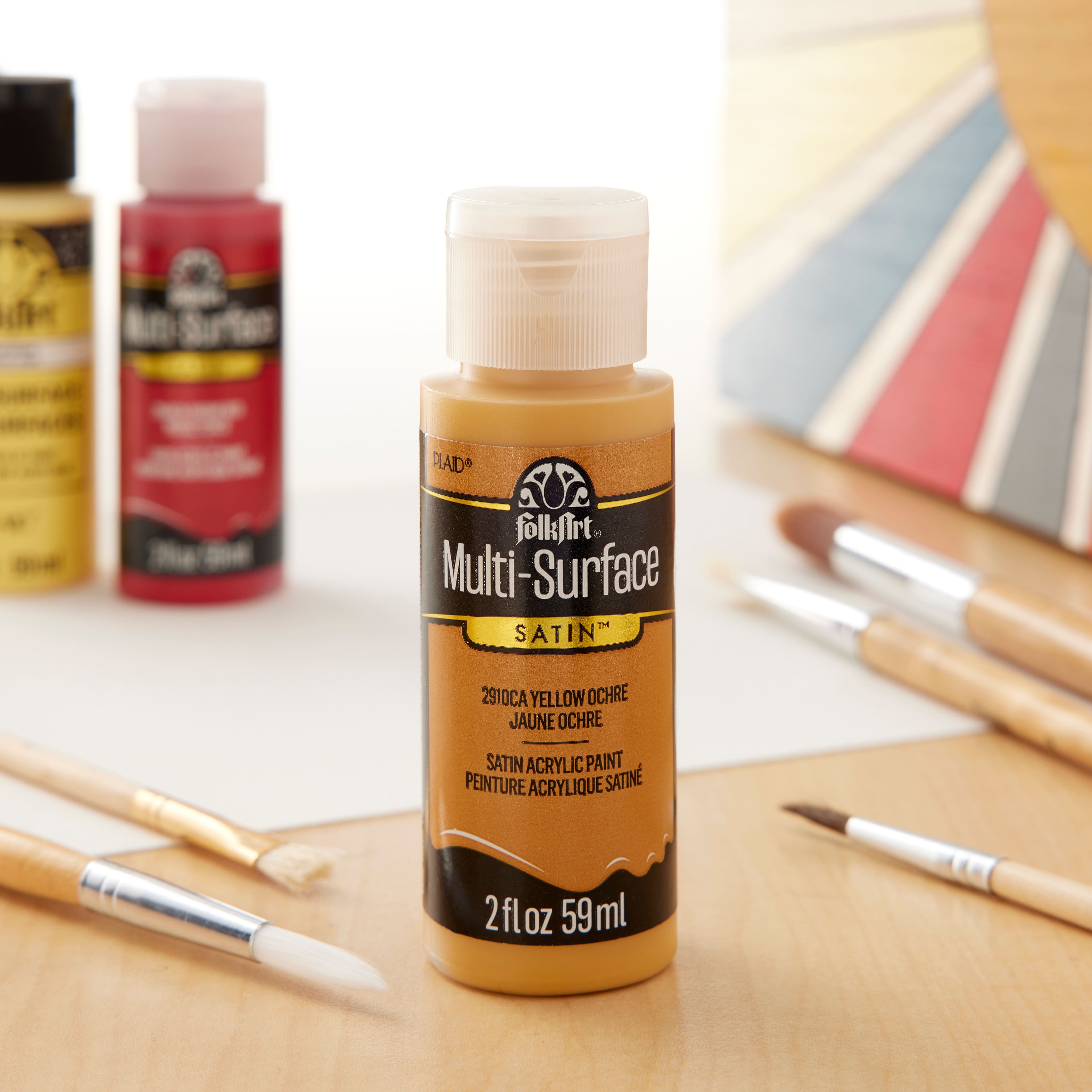 FolkArt&#xAE; Multi-Surface Satin Acrylic Paint, 2oz.