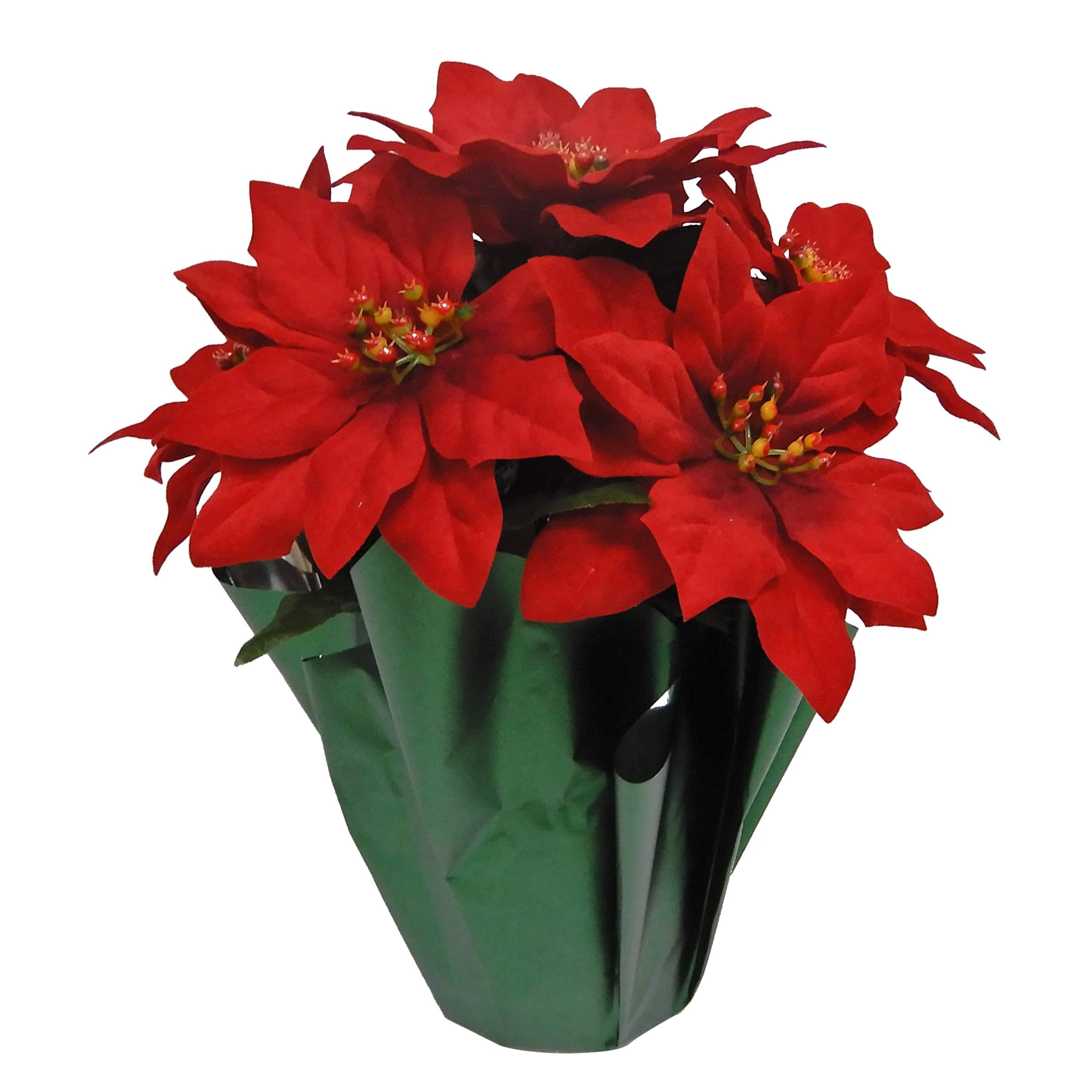 Potted Red Velvet Poinsettia Bush by Ashland®, Size: 10
