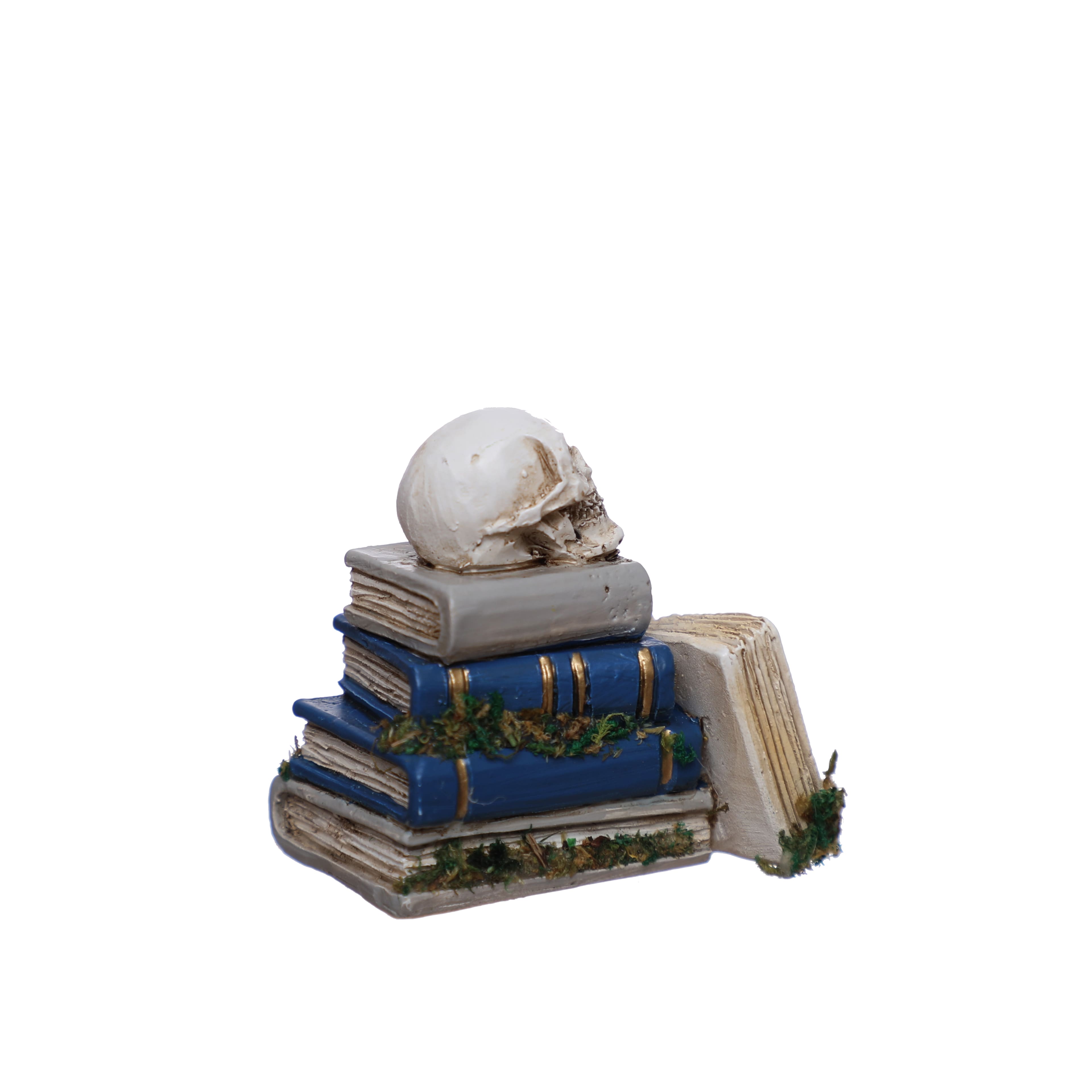 Mini Skull on Books Decoration by Ashland&#xAE;
