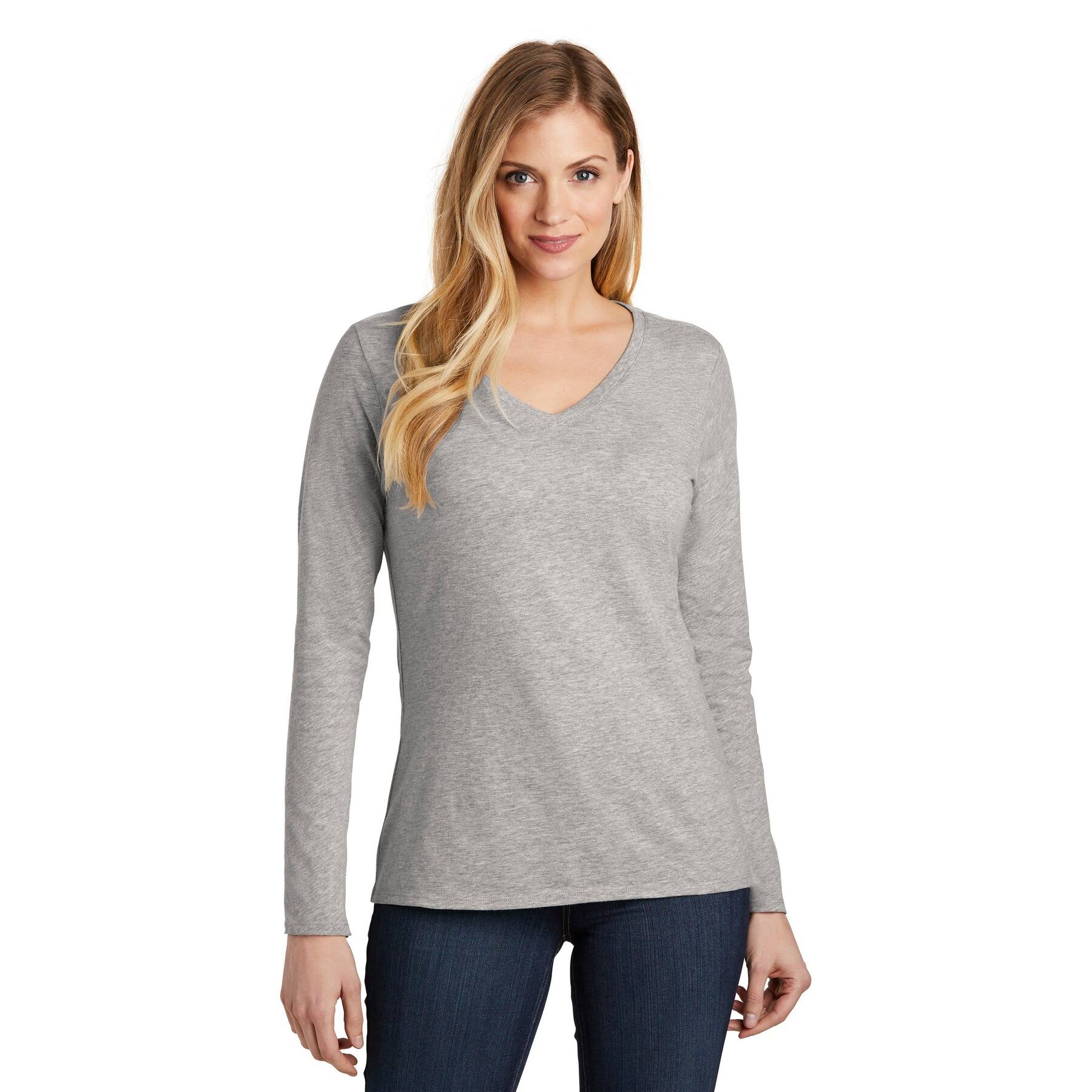 District® Very Important Tee® Long Sleeve V-Neck Women's T-Shirt