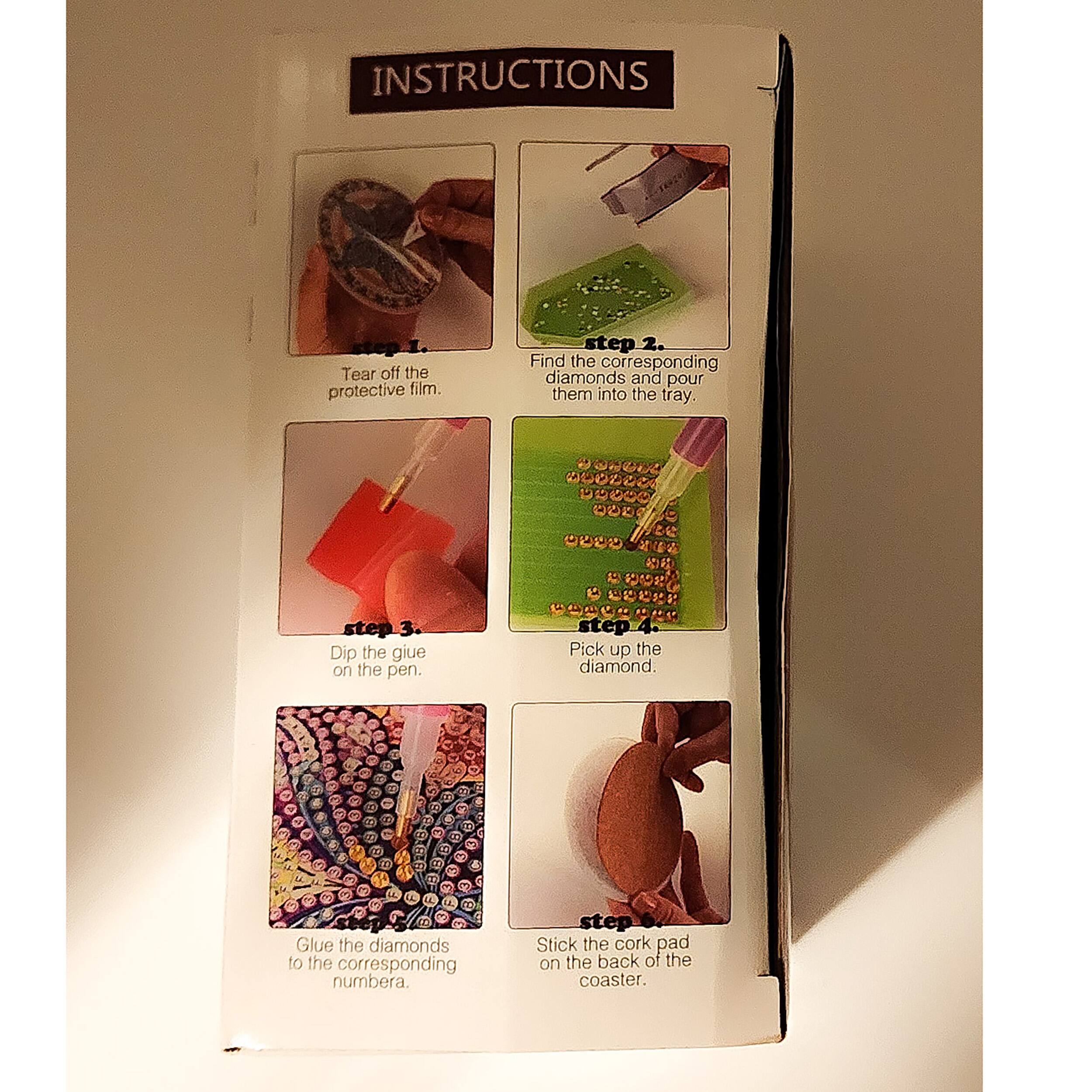 Sparkly Selections' Halloween Diamond Painting Coasters 4 Set