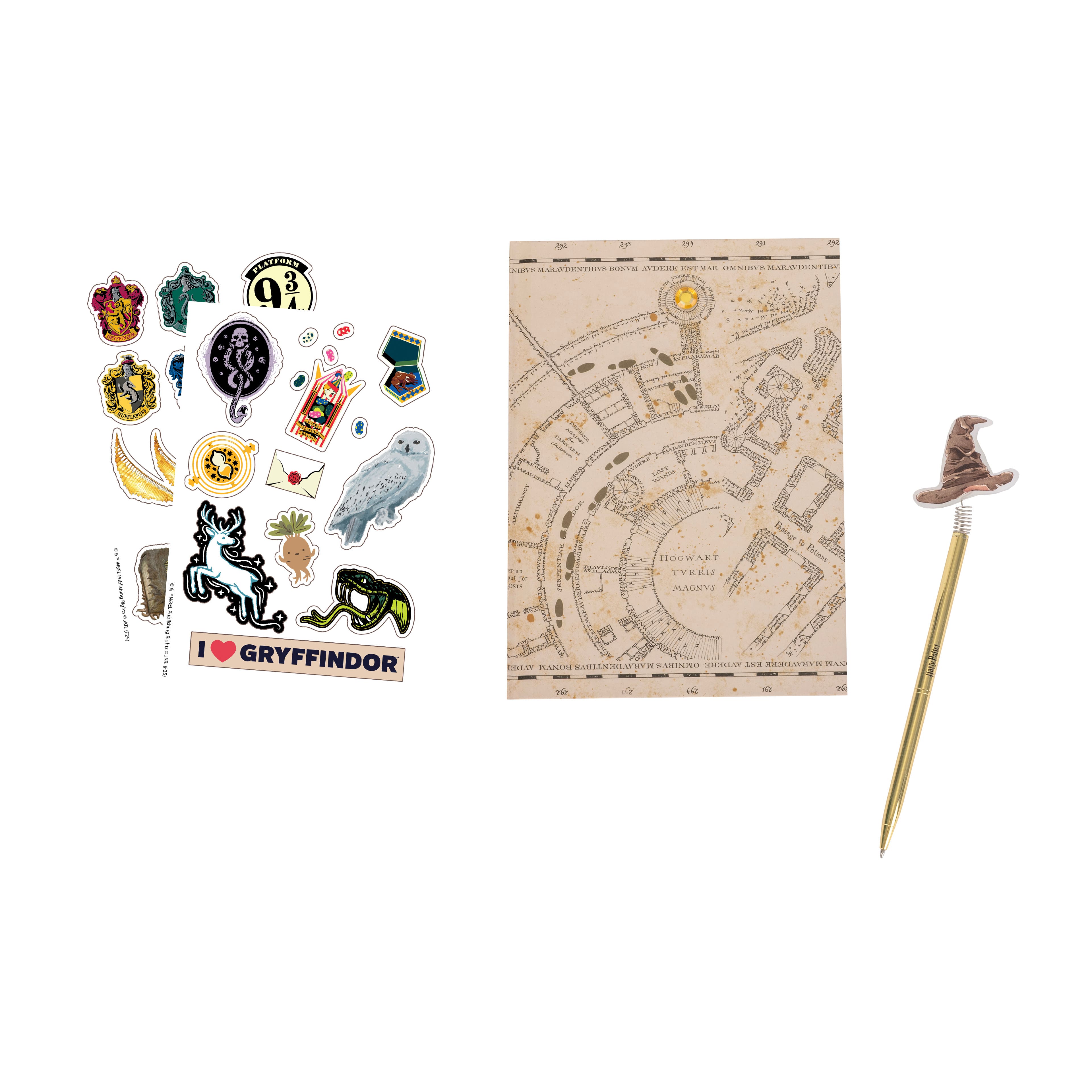 Harry Potter&#x2122; Marauder&#x27;s Map Light Up Diary Set