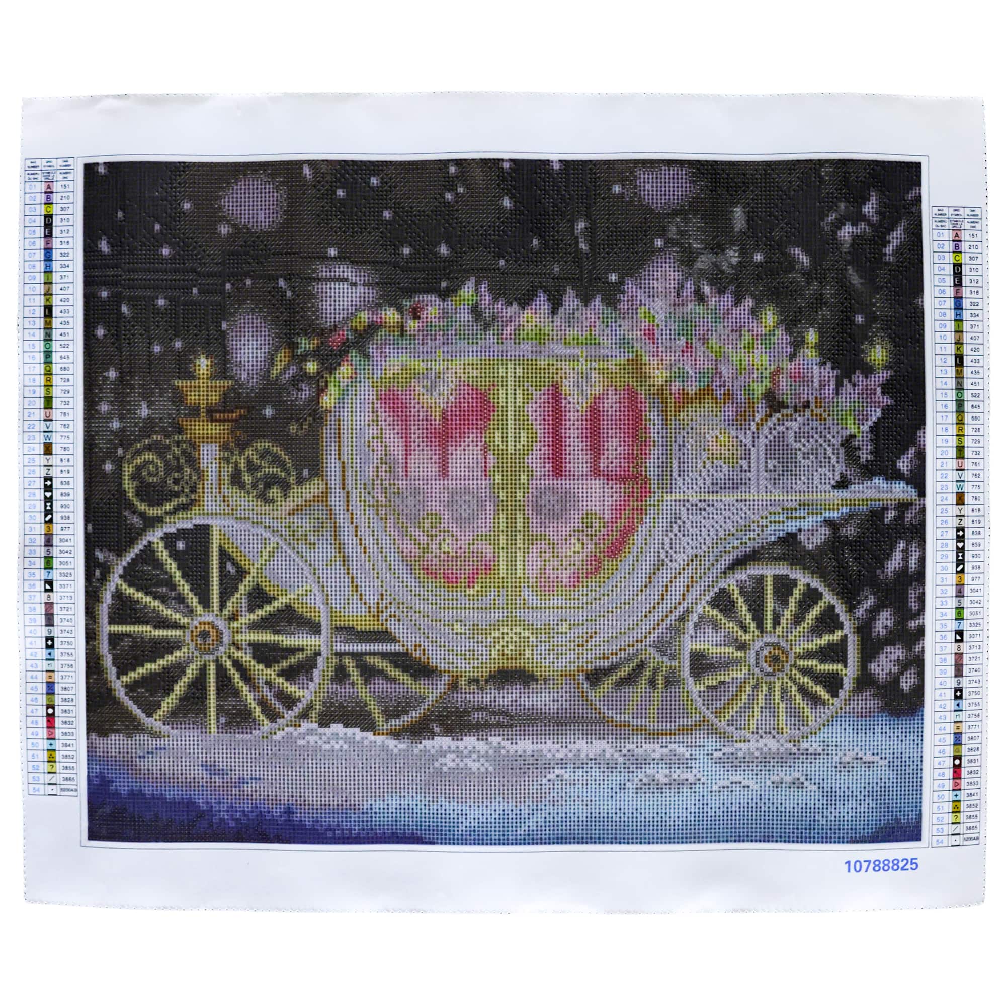 16" x 20" Pink Carriage Diamond Art Kit by Make Market®