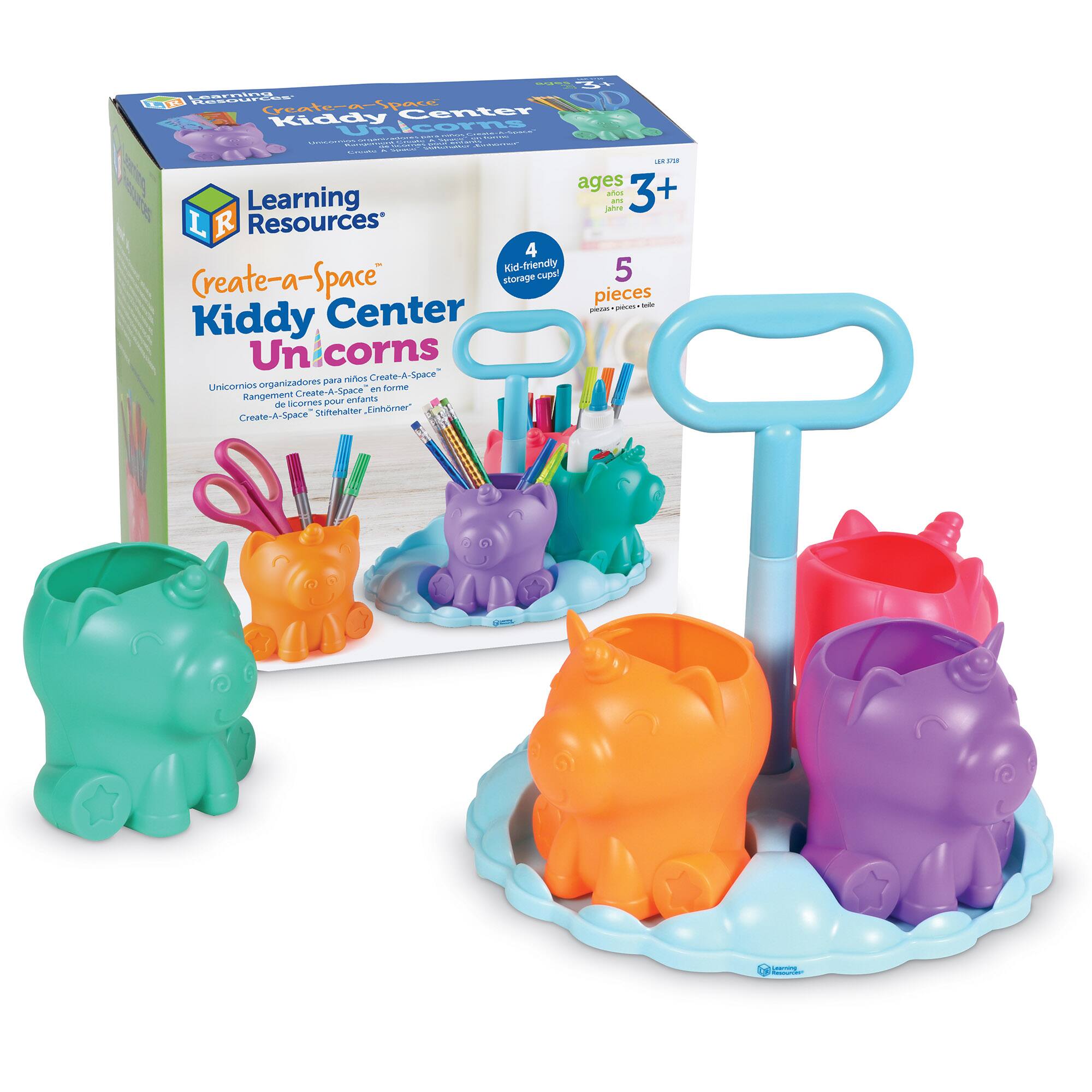 Learning Resources Create-a-Space&#x2122; Kiddy Center Unicorn Set