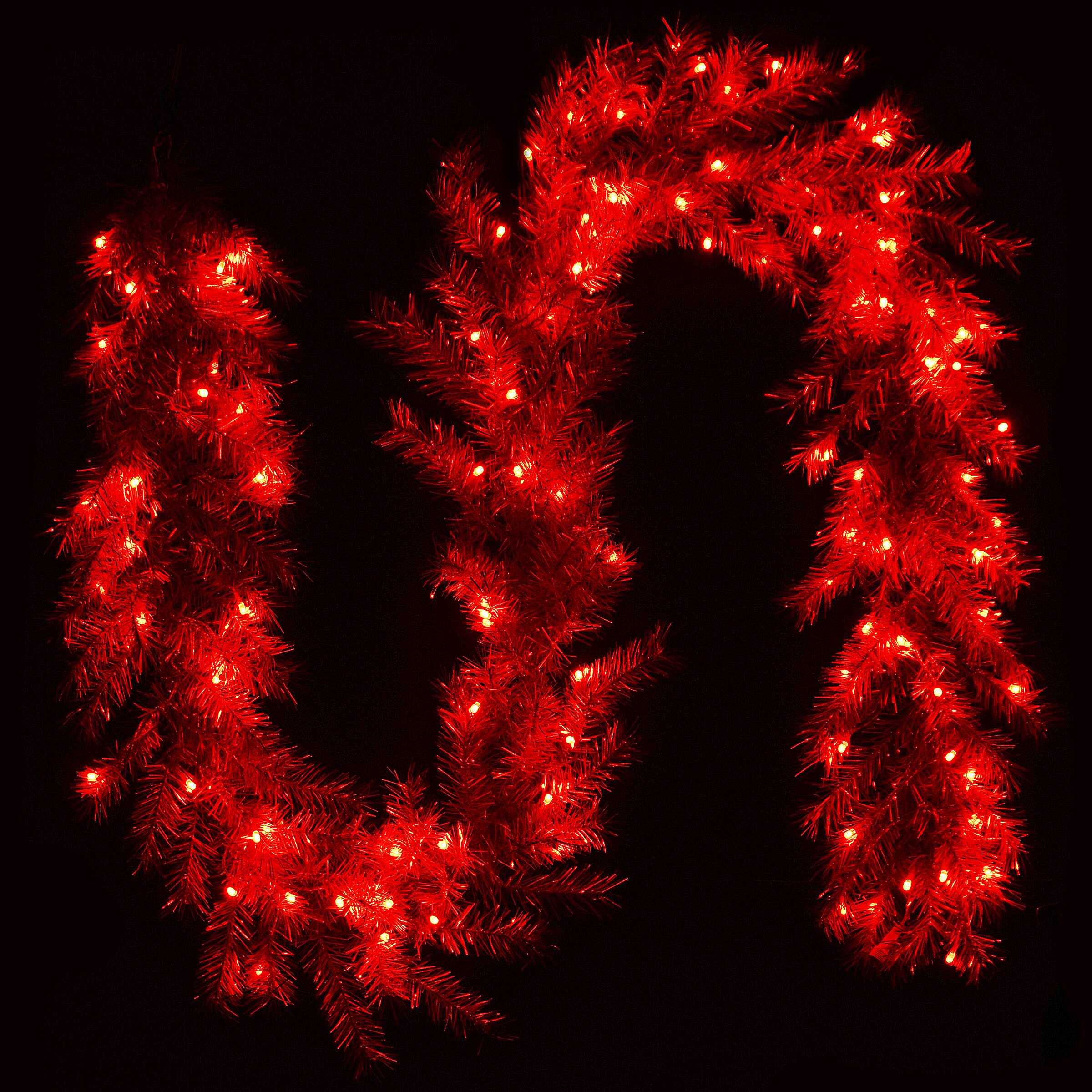 9ft. Pre-Lit Crystal Silver Metallic Garland