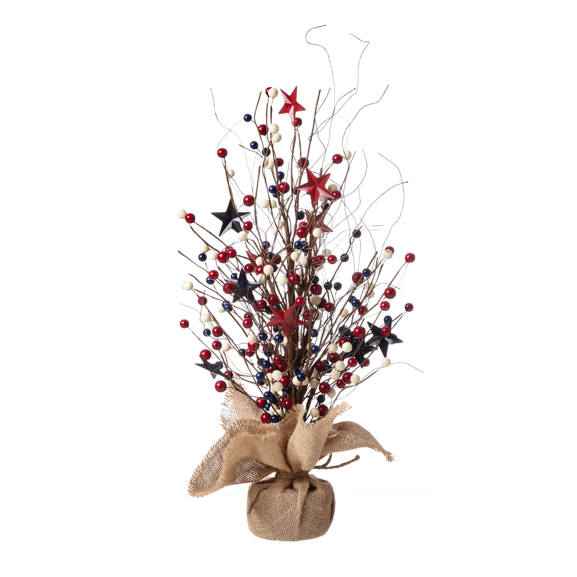 Glitzhome® 20" American Berry Table Tree