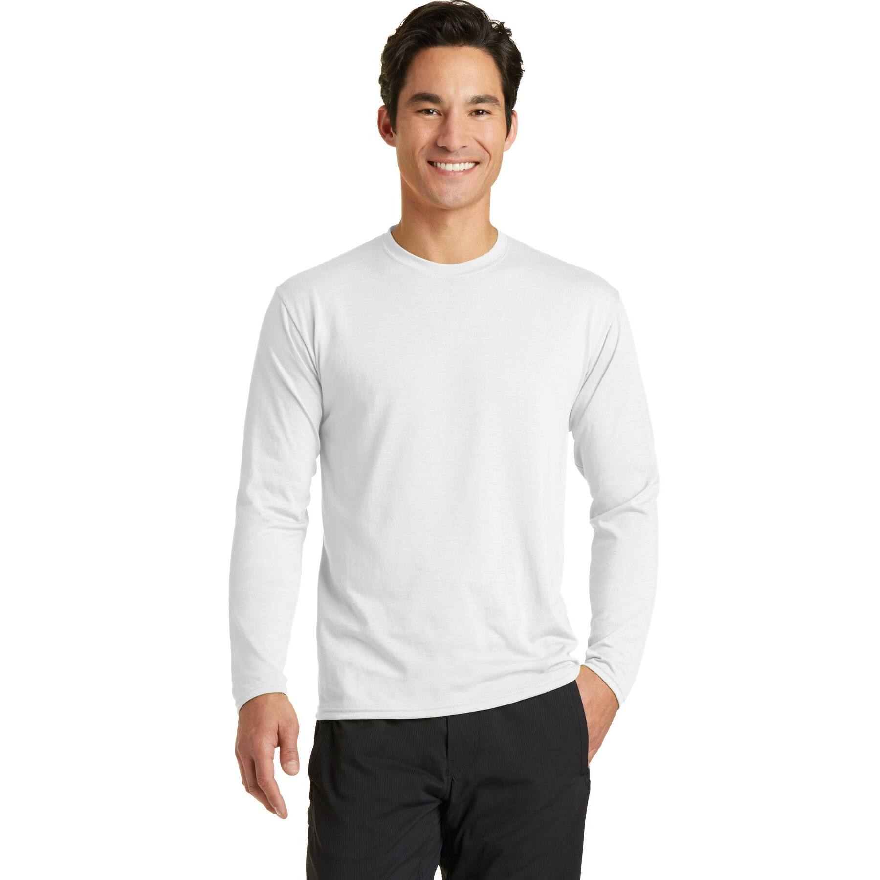 Port & Company® Long Sleeve Performance Blend T-Shirt