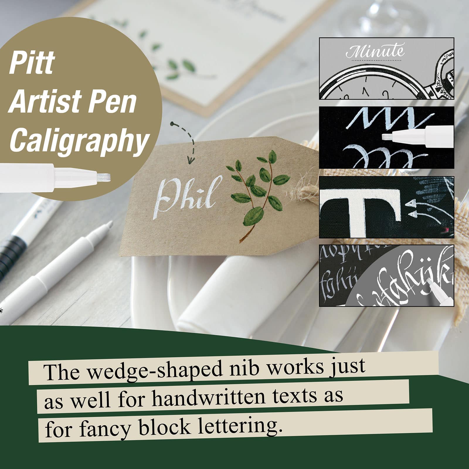 Faber-Castell&#xAE; PITT&#xAE; White Calligraphy Artist Pen