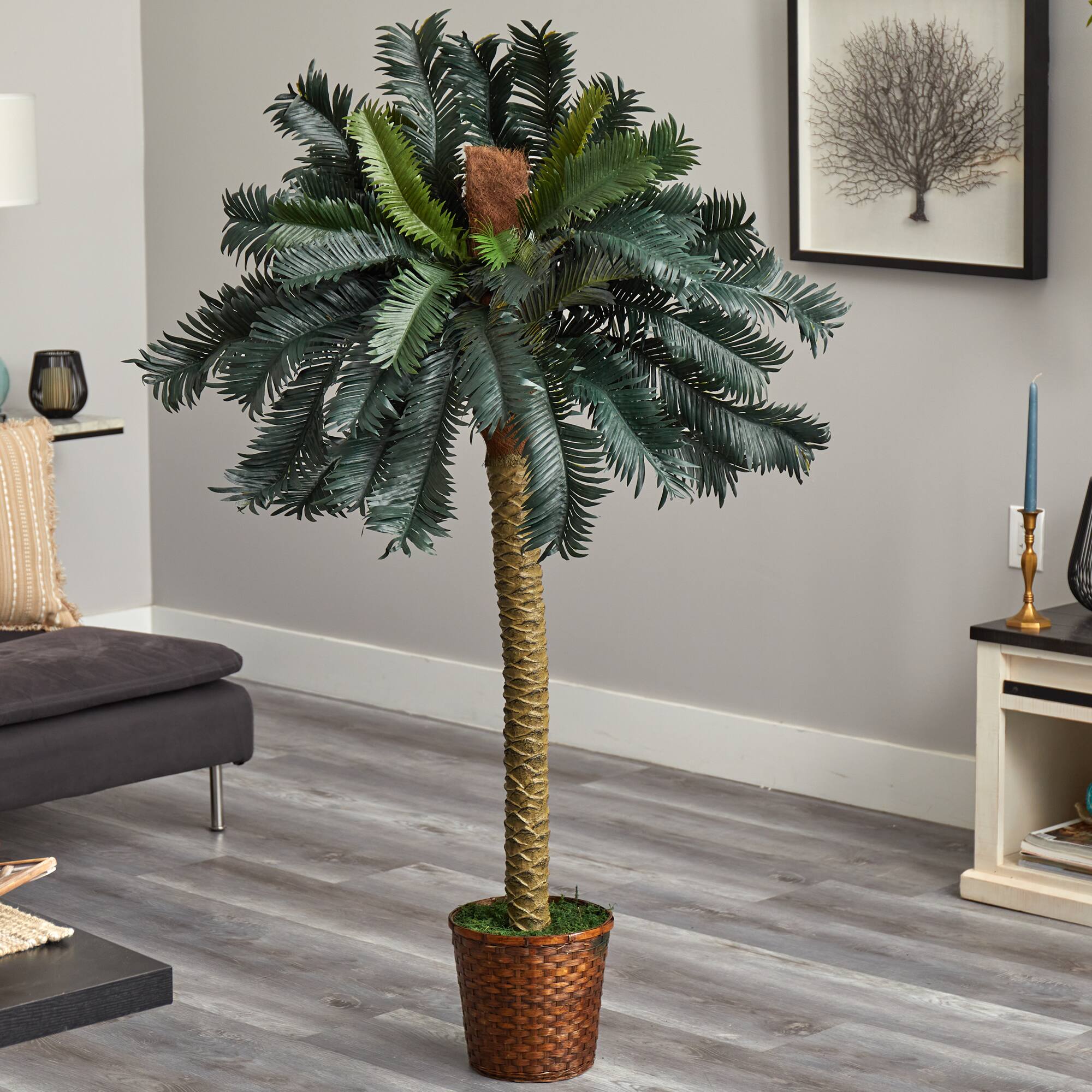 5ft. Sago Palm Artificial Tree in Basket Trees & Floor Plants Michaels