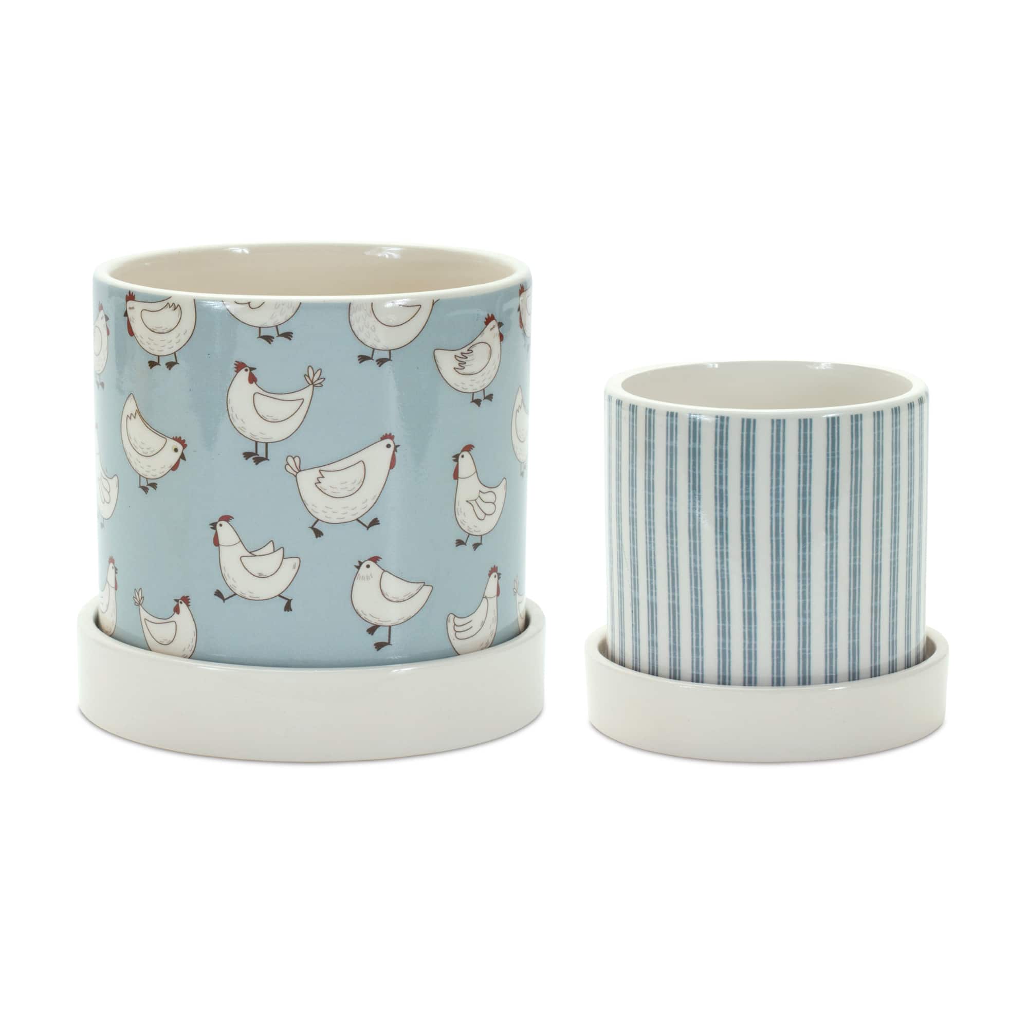 Chicken Pot Set with Plate