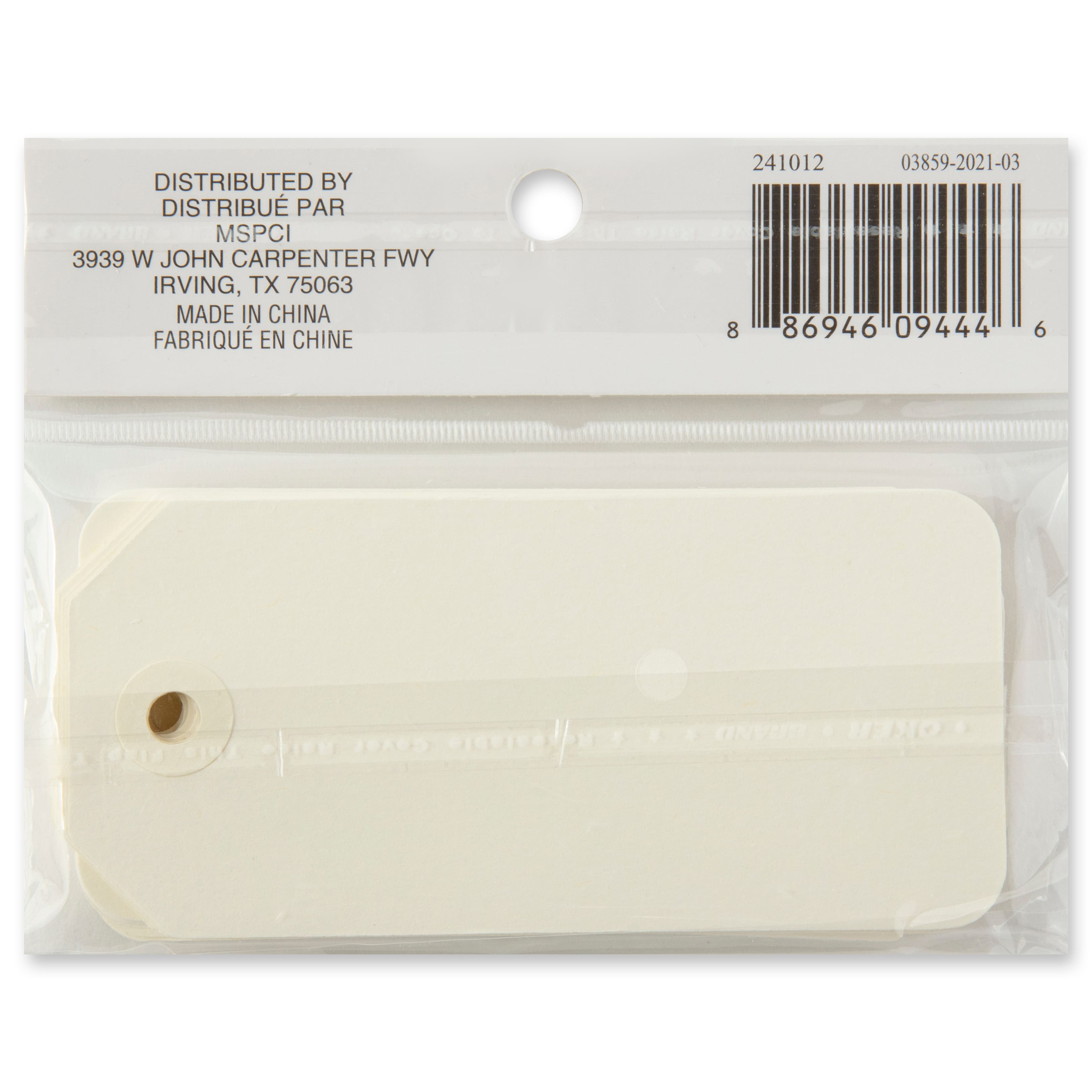 12 Packs: 20 ct. (240 total) Ivory Creative Tags by Recollections&#x2122;