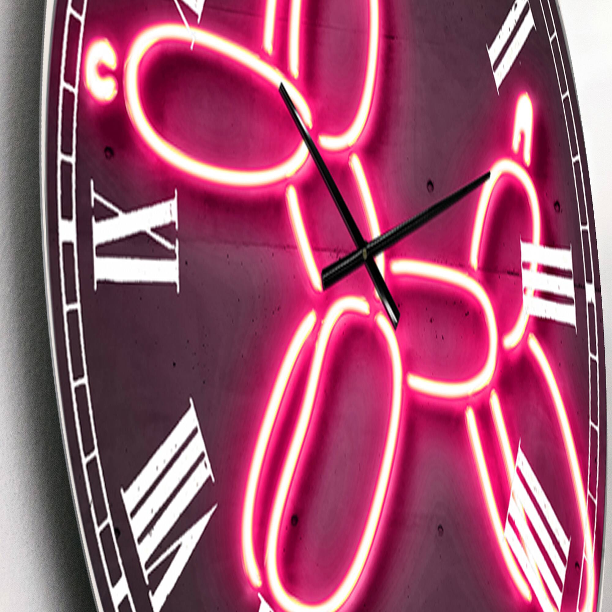 Designart 'Balloon Dog Oversized Modern Wall Clock