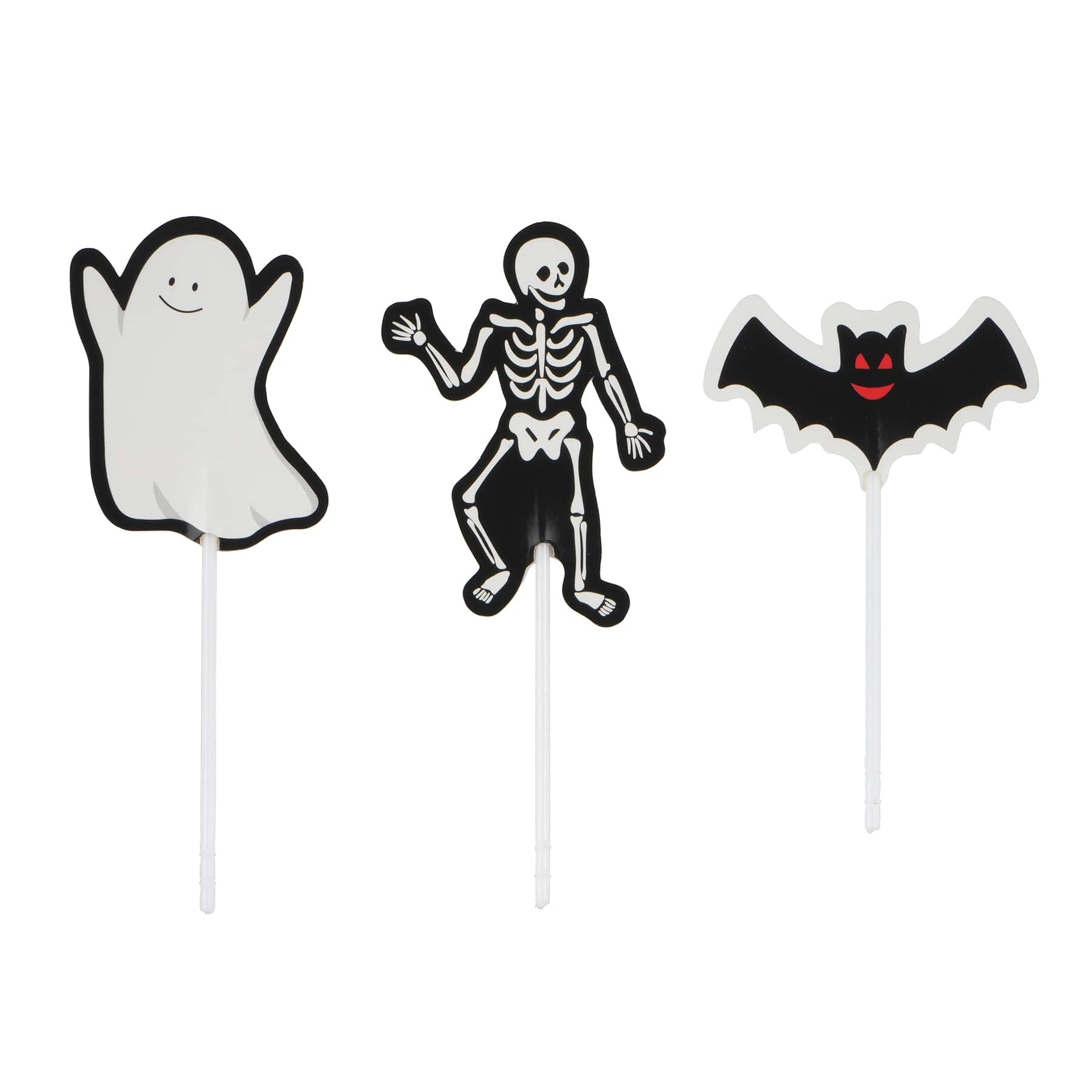 Ghost, Skeleton &#x26; Bat Treat Toppers, 12ct. by Celebrate It&#xAE;