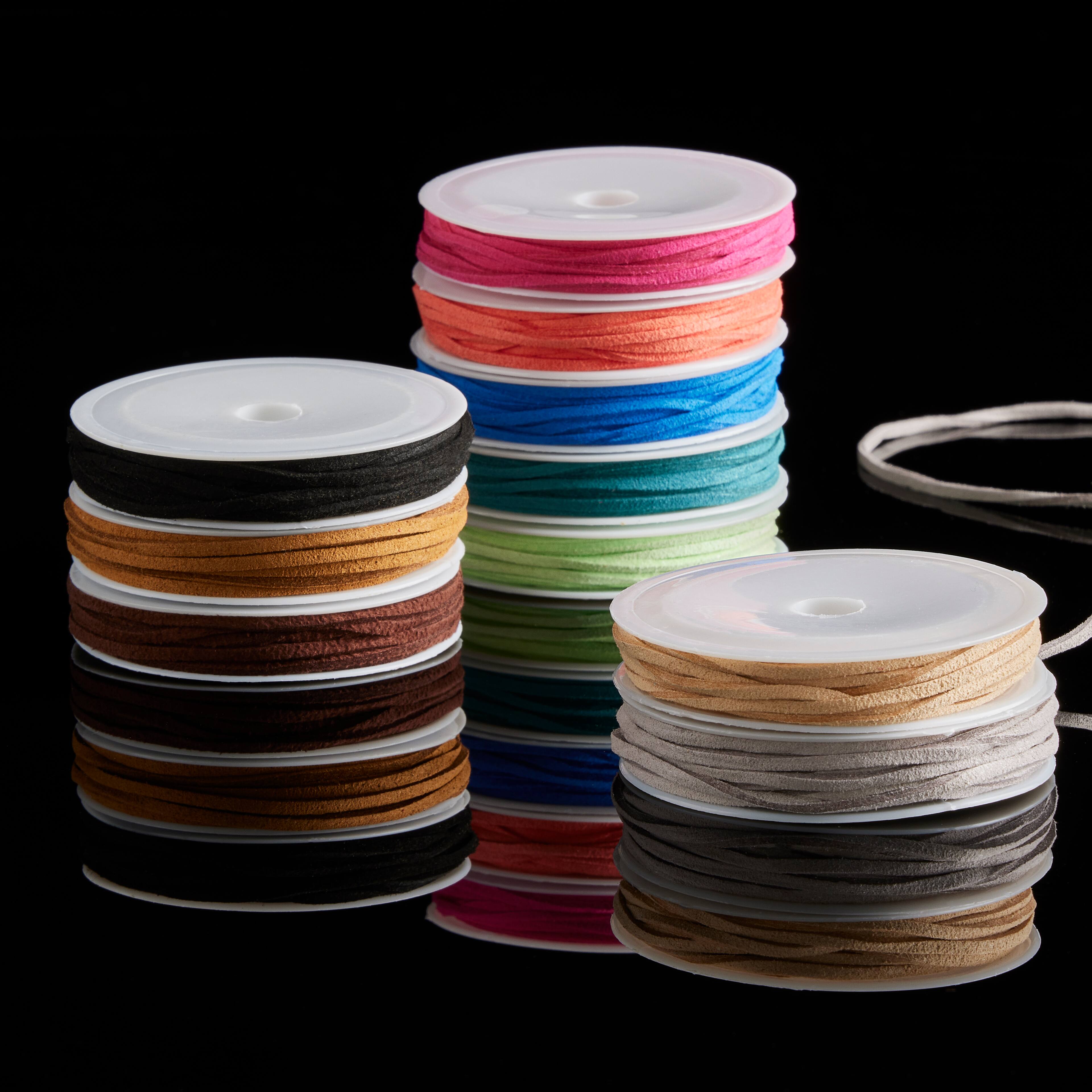 12 Packs: 10 ct. (120 total) Multicolored Faux Suede Cording By Bead Landing&#x2122;