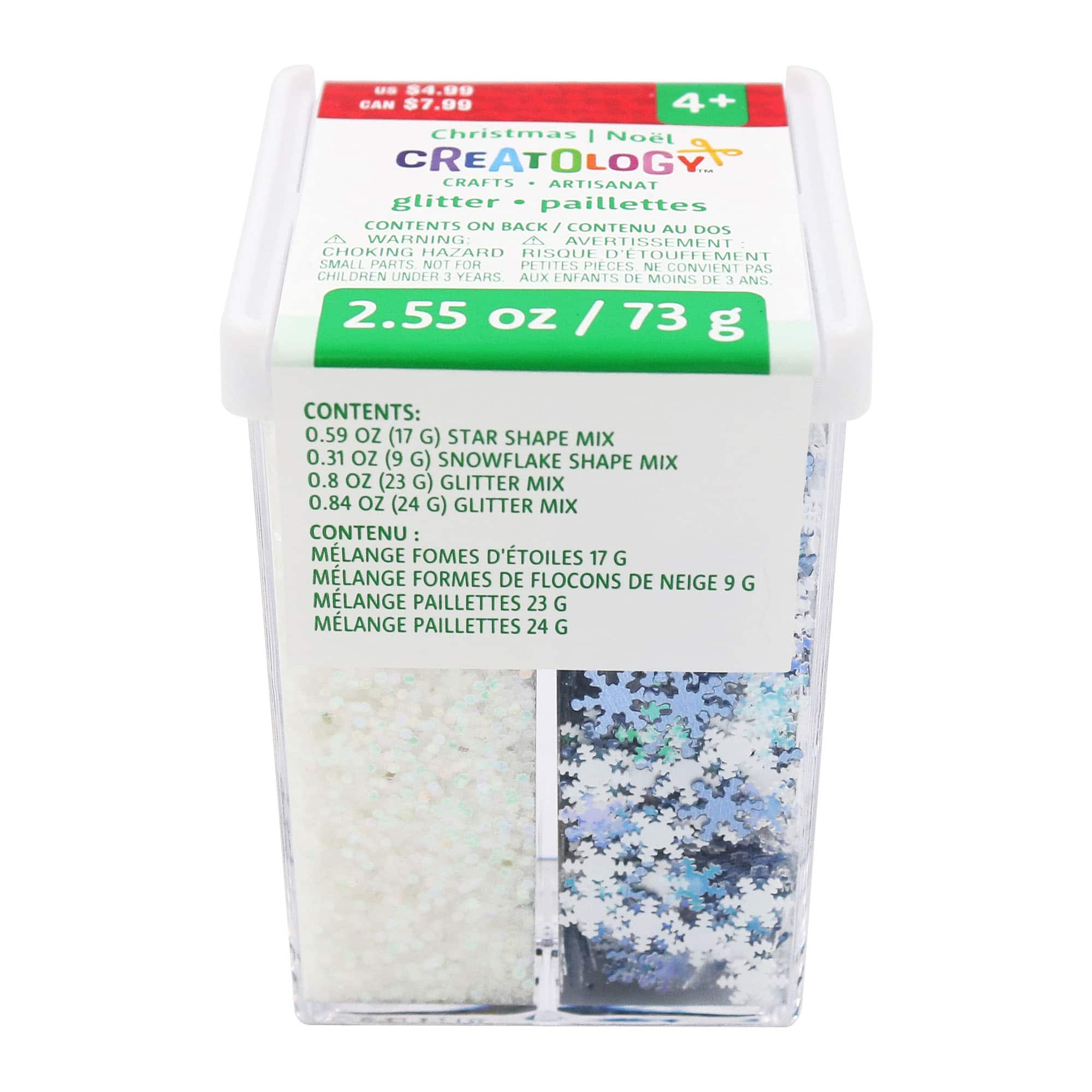 Snow Flurries Glitter Stacker by Creatology&#x2122;