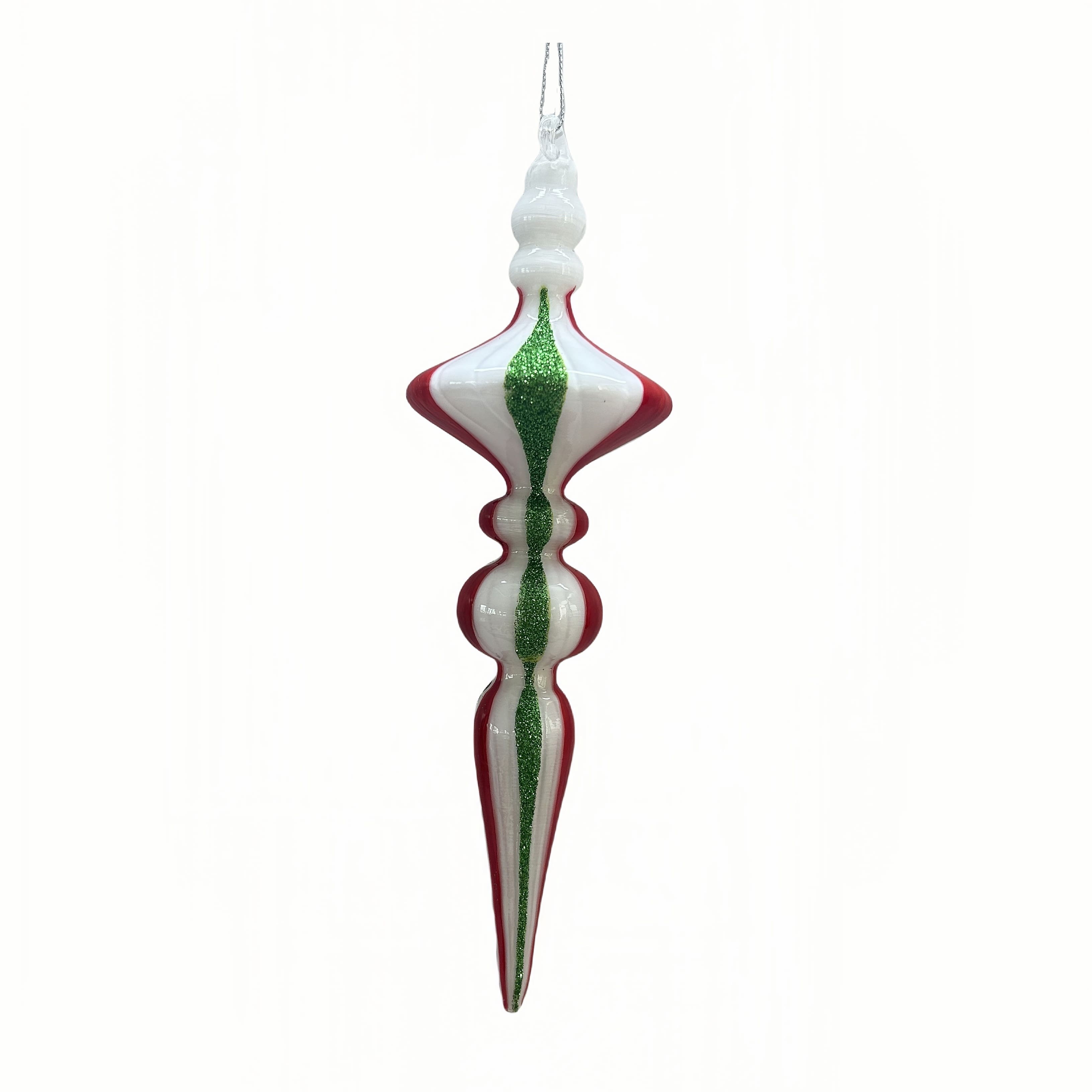 Assorted Candy Cane Finial Ornament by Ashland, 1pc.