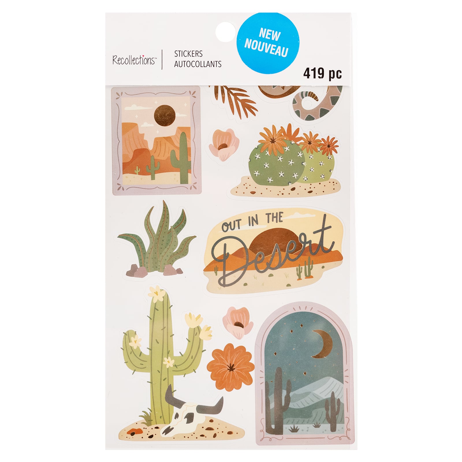 12 Pack: Desert Stickers by Recollections™