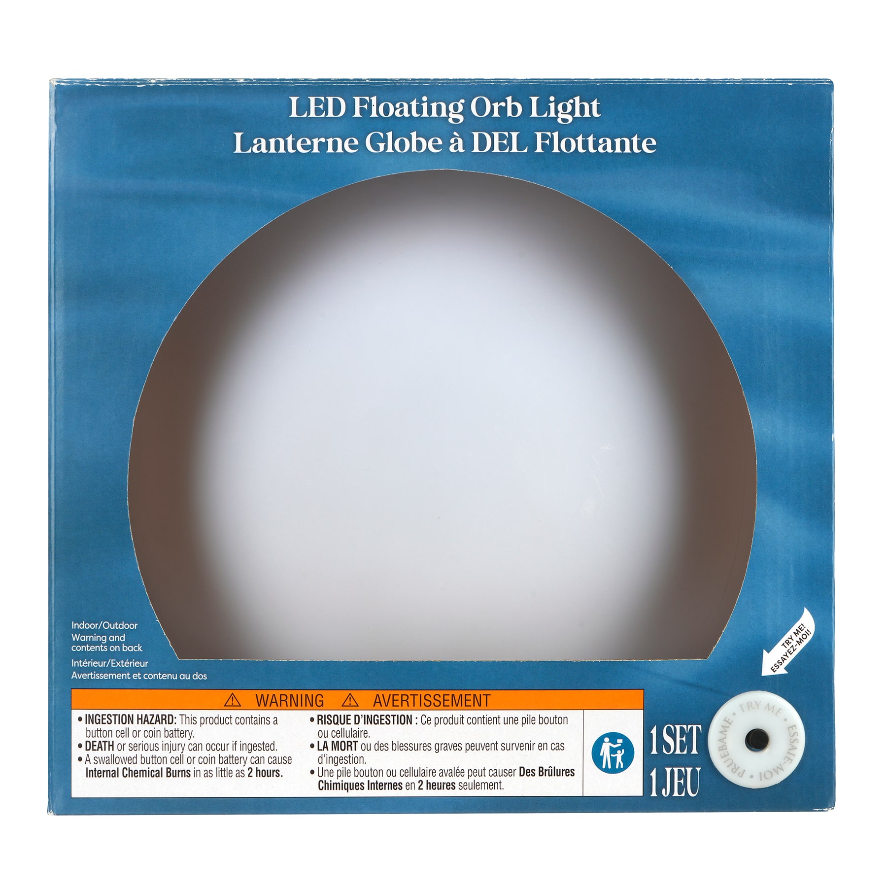 10&#x22; Color Changing LED Floating Orb Light by Ashland&#xAE;