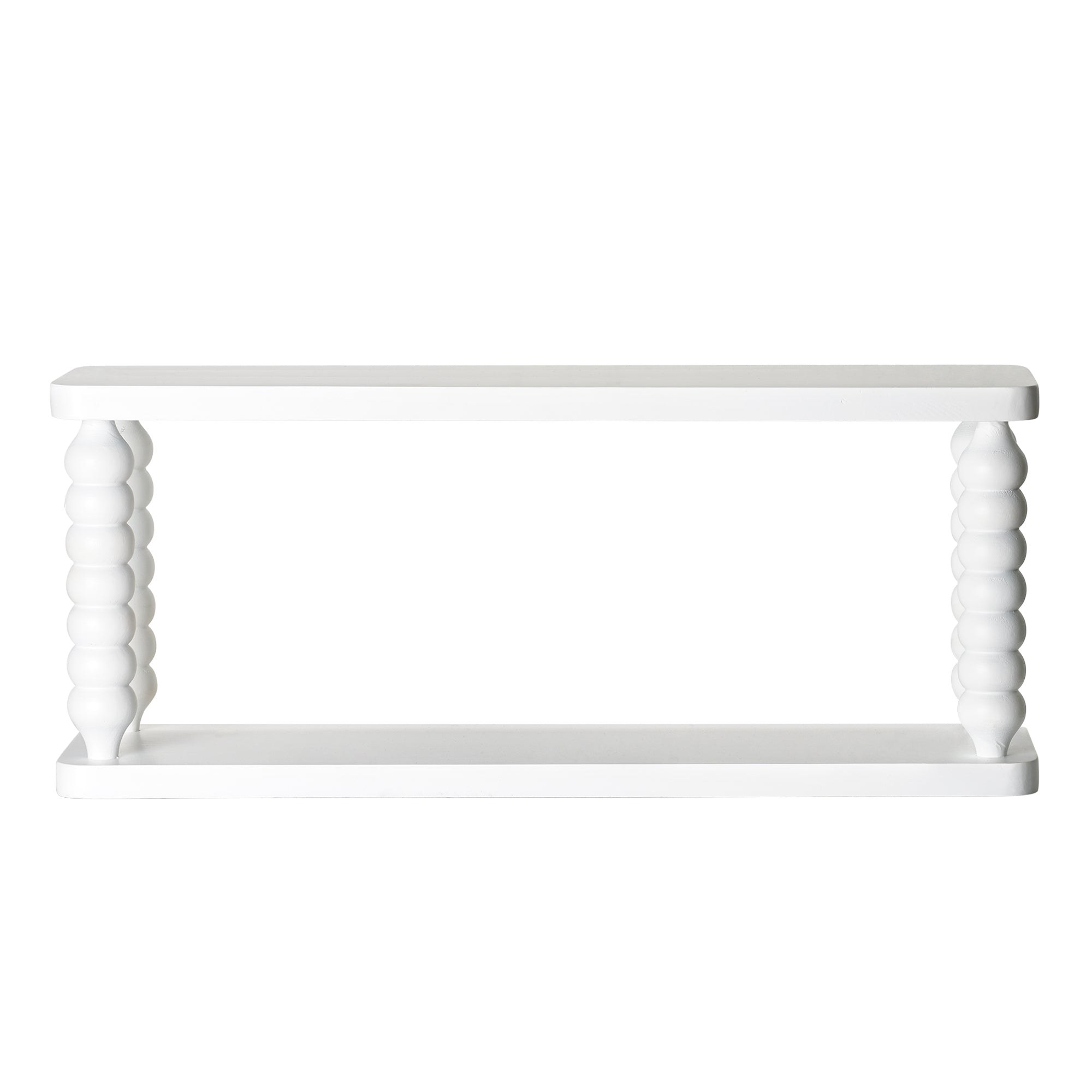 American Art Decor Galleon Wall Shelf, White - 22" x 9"