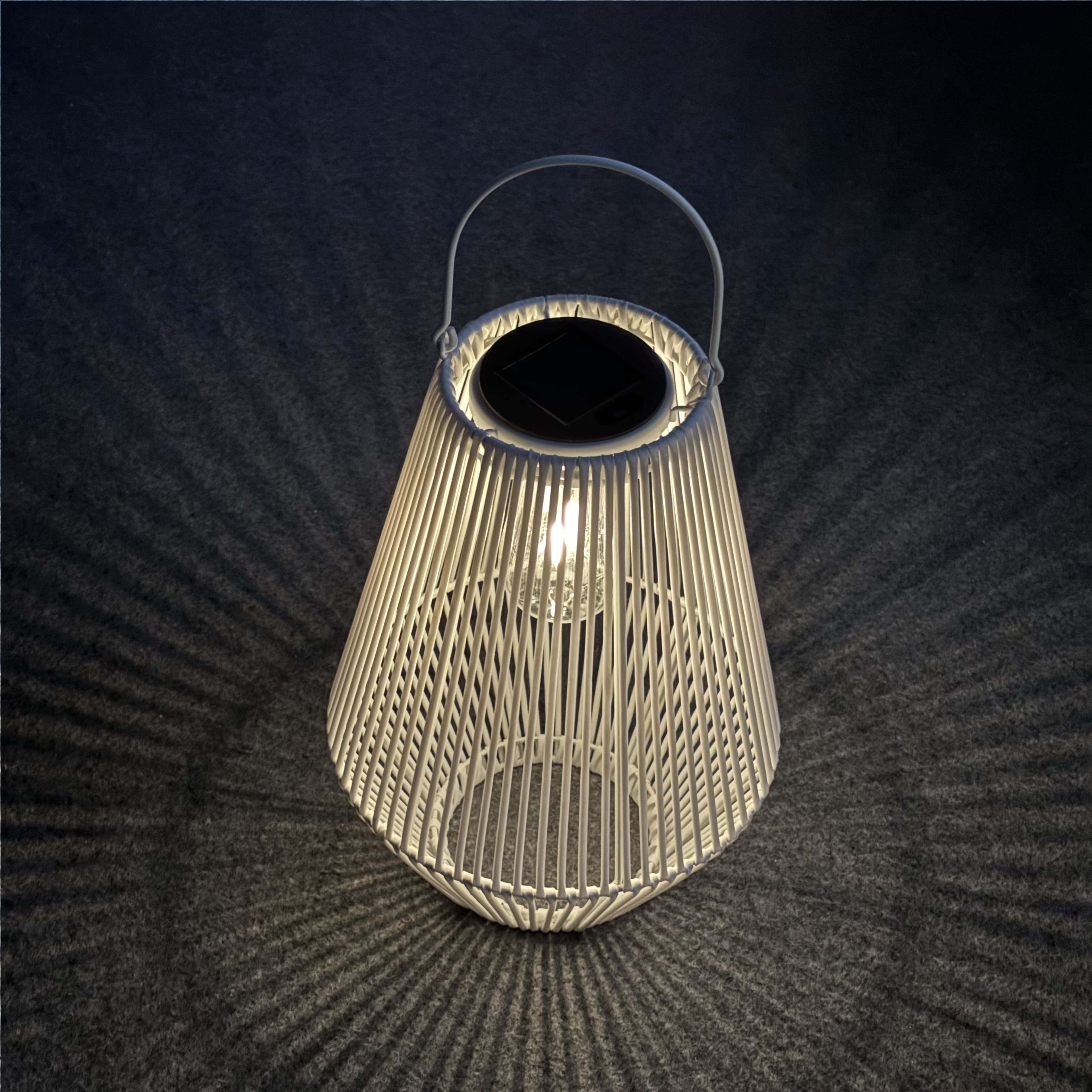 13.5&#x22; Cage Solar Lantern by Ashland&#xAE;
