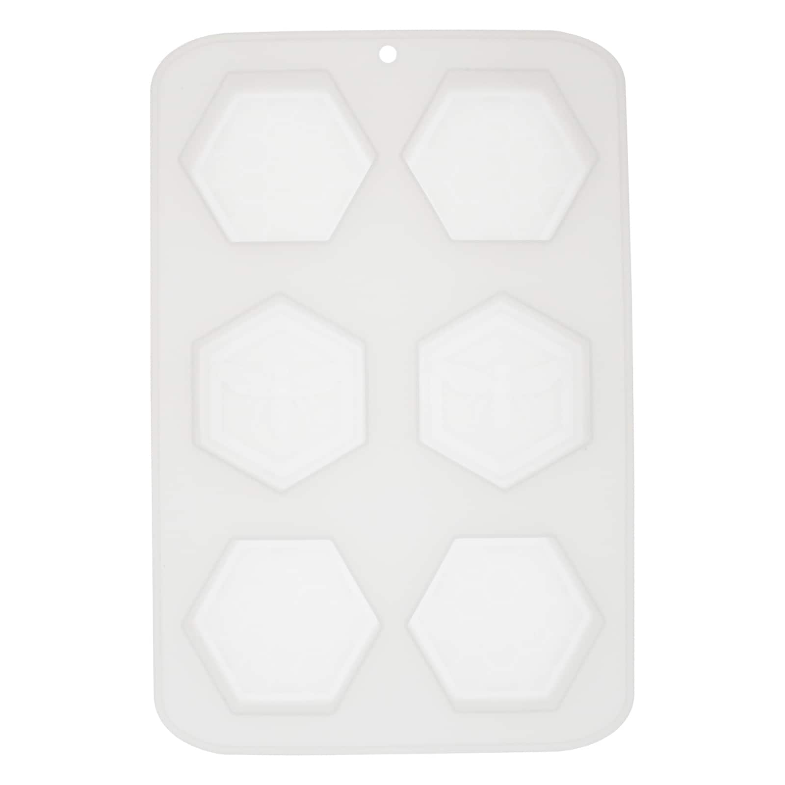 12 Pack:  Silicone Honeycomb Soap Mold by Make Market&#xAE;