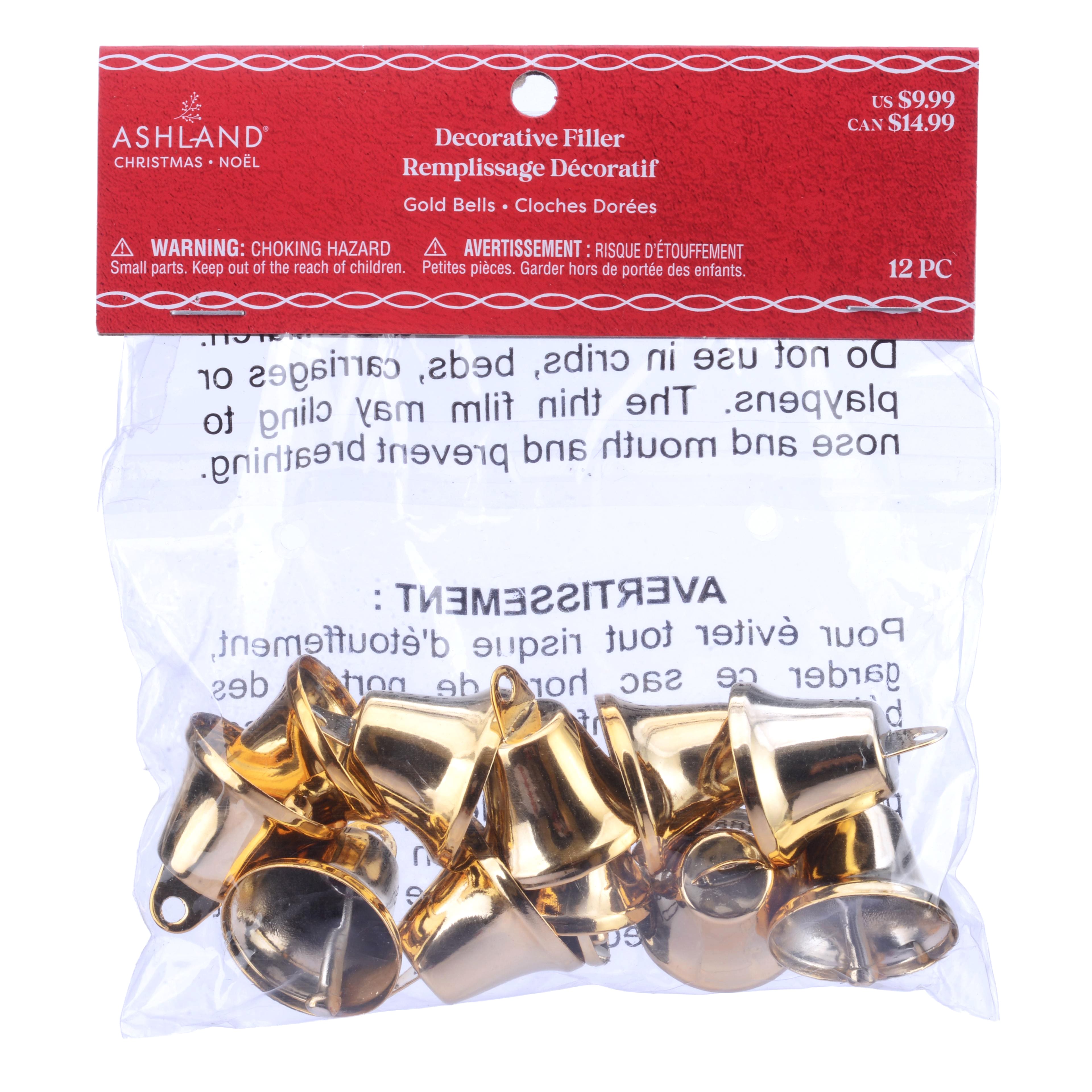 Gold Bells Decorative Filler, 12ct. by Ashland&#xAE;