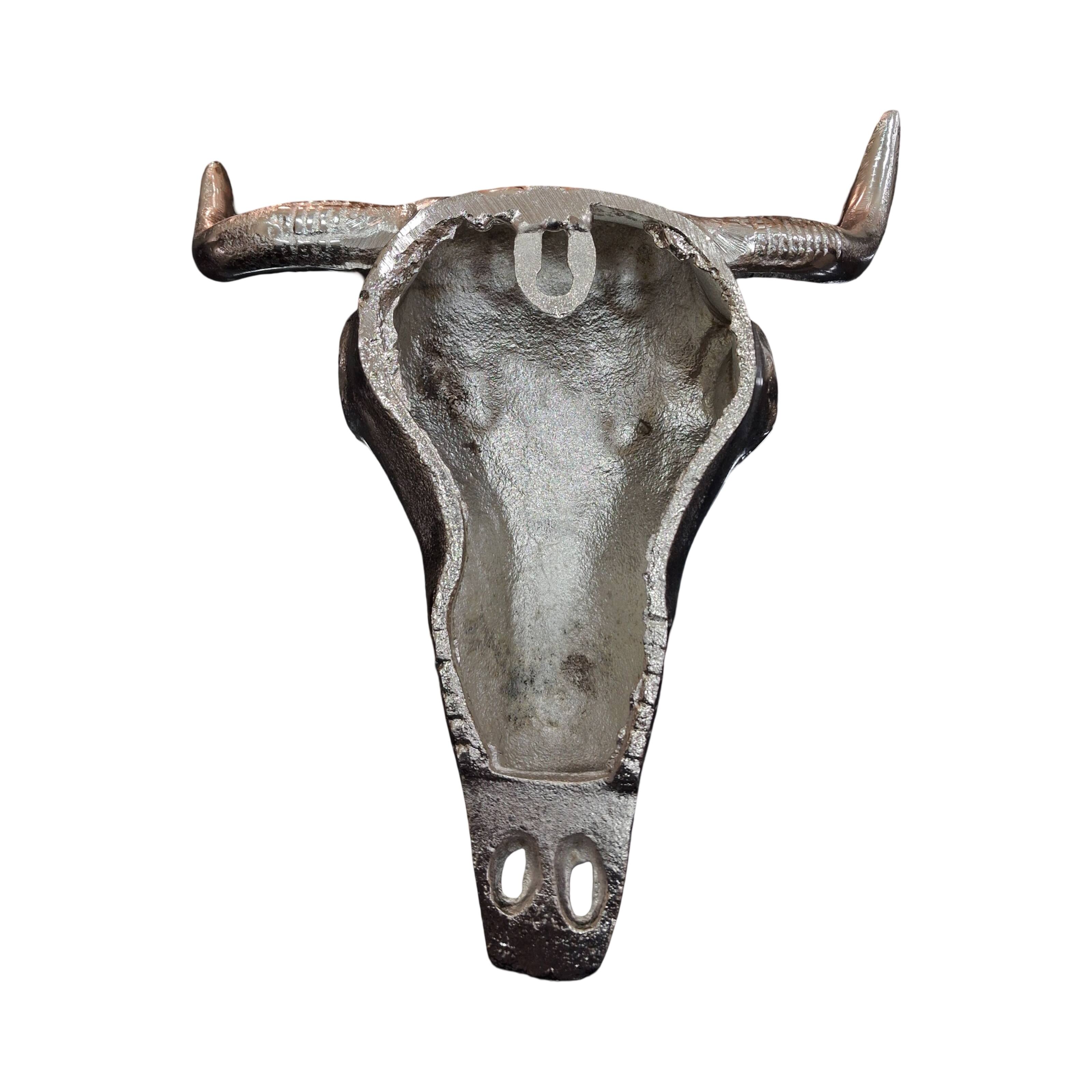 12" Cow Skull Metal Wall Décor by Ashland®