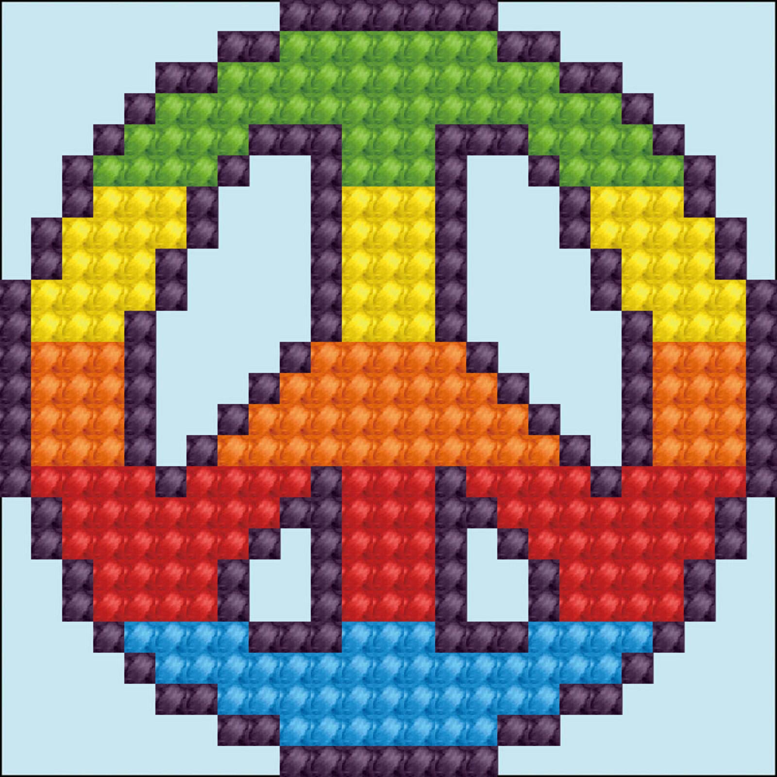 Diamond Dotz® Peace Man Diamond Painting Kit