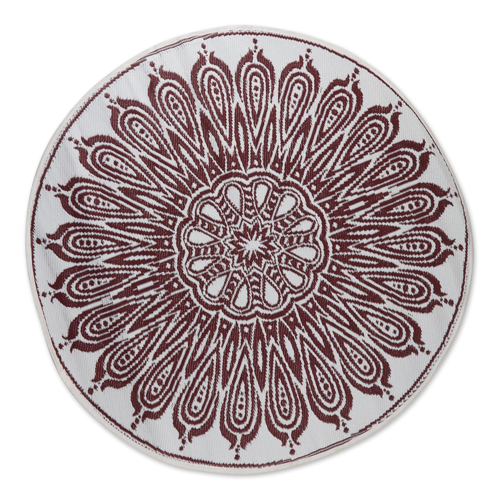 DII&#xAE; Round Sunflower Outdoor Rug, 5ft.