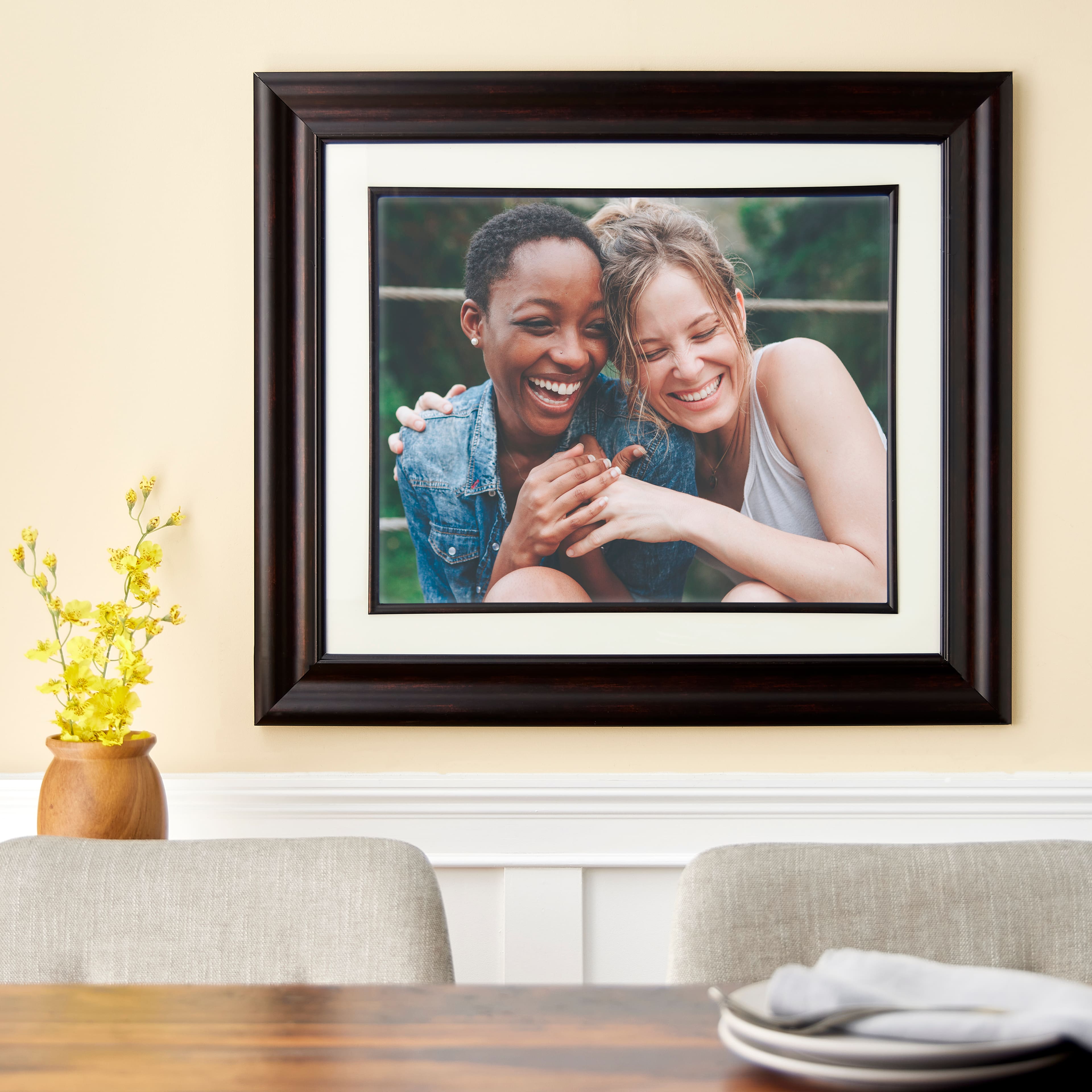 Home Bronze Scoop Frame With Mat by Studio Décor®