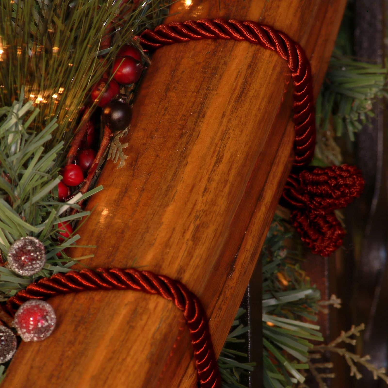 Haute Decor 20" Burgundy Decorative Twist Ties, 6ct.