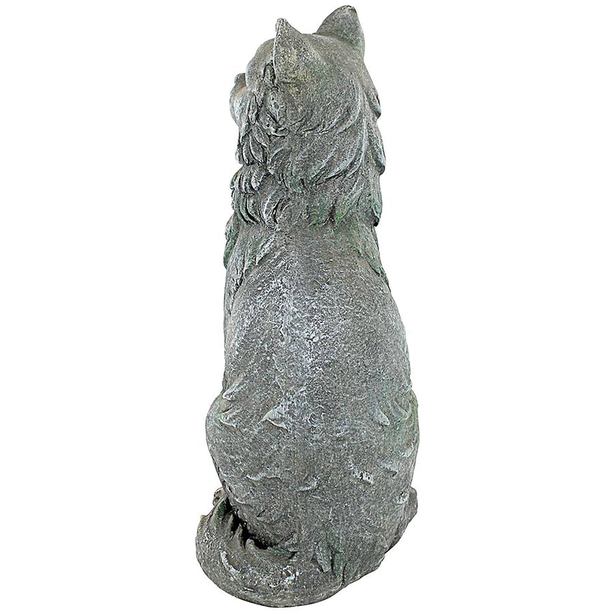 Design Toscano 25.5&#x22; King Olav V Norwegian Forest Cat Statue