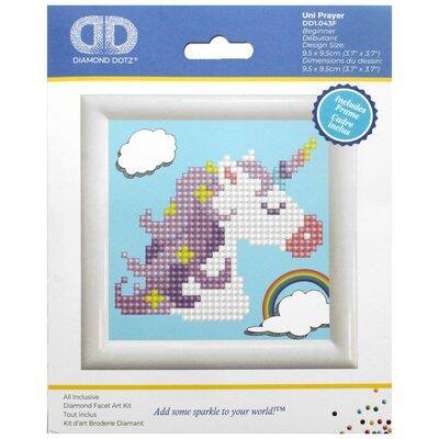 Diamond Art Beginner Fun Unicorn Kit