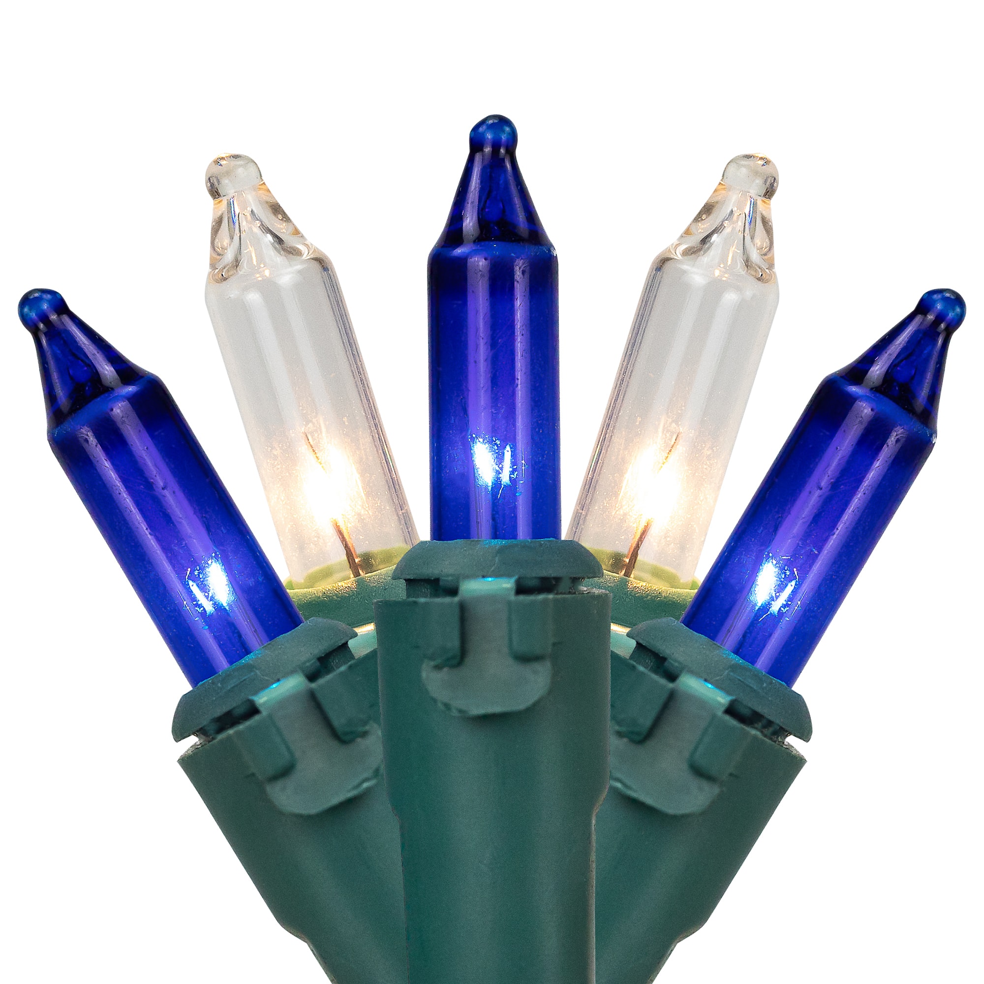 100ct. Mini Christmas String Lights with Green Wire