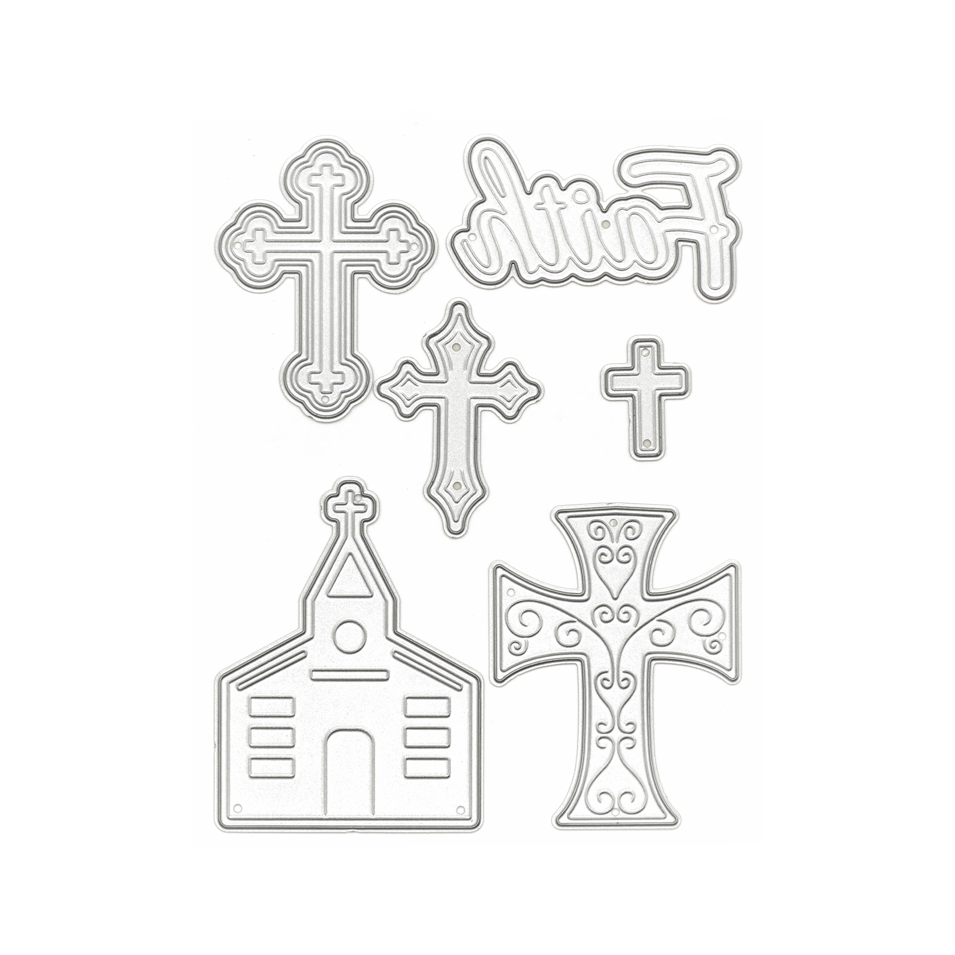 6 Pack: Religious Cutting Die Set by Recollections™