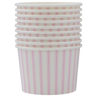 8oz. Pink Stripe Snack Cups, 10ct. by Celebrate It™
