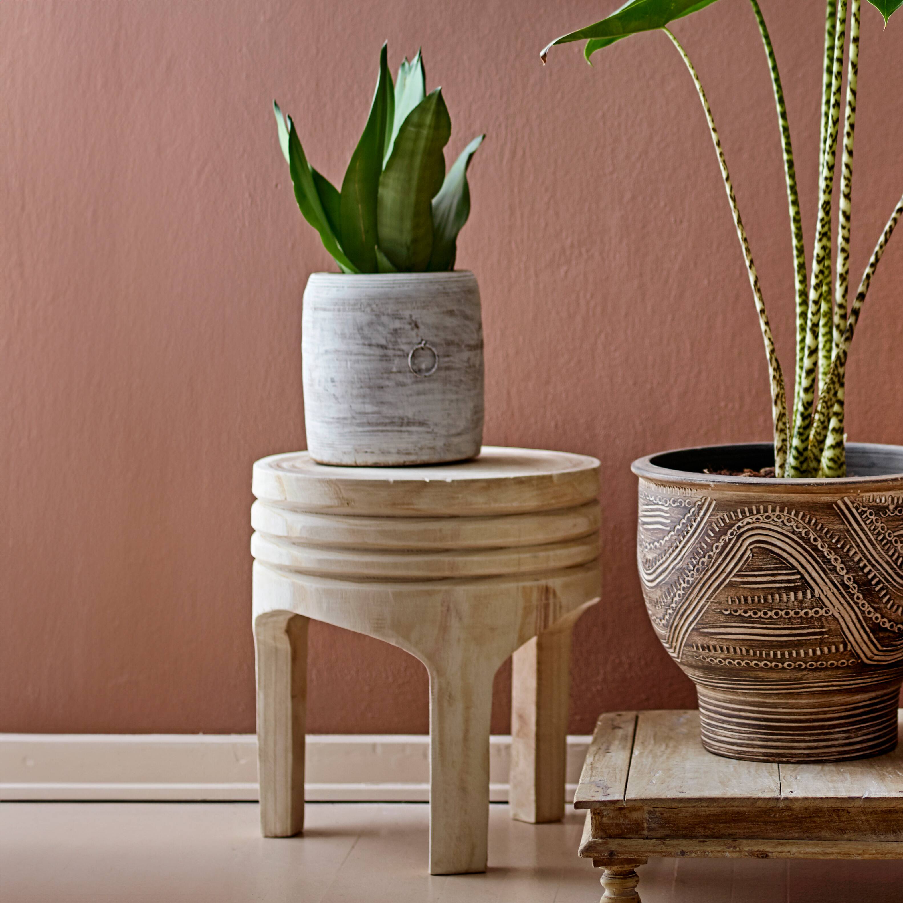 Hello Honey® 16" Paulownia Wood Stool