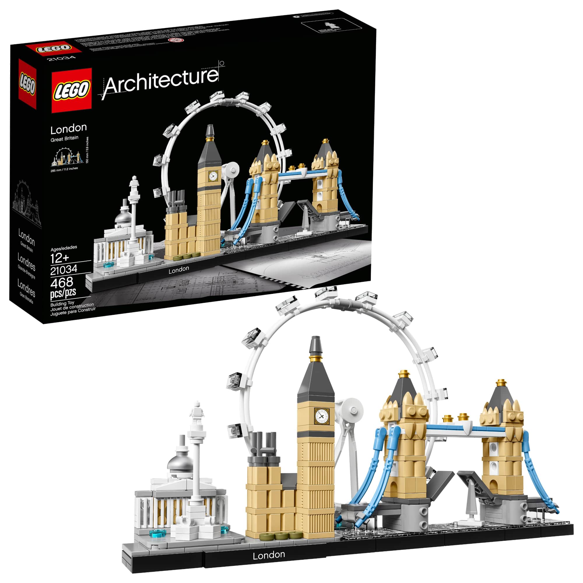 LEGO® Architecture London 21034 Building Kit (468 Piece)
