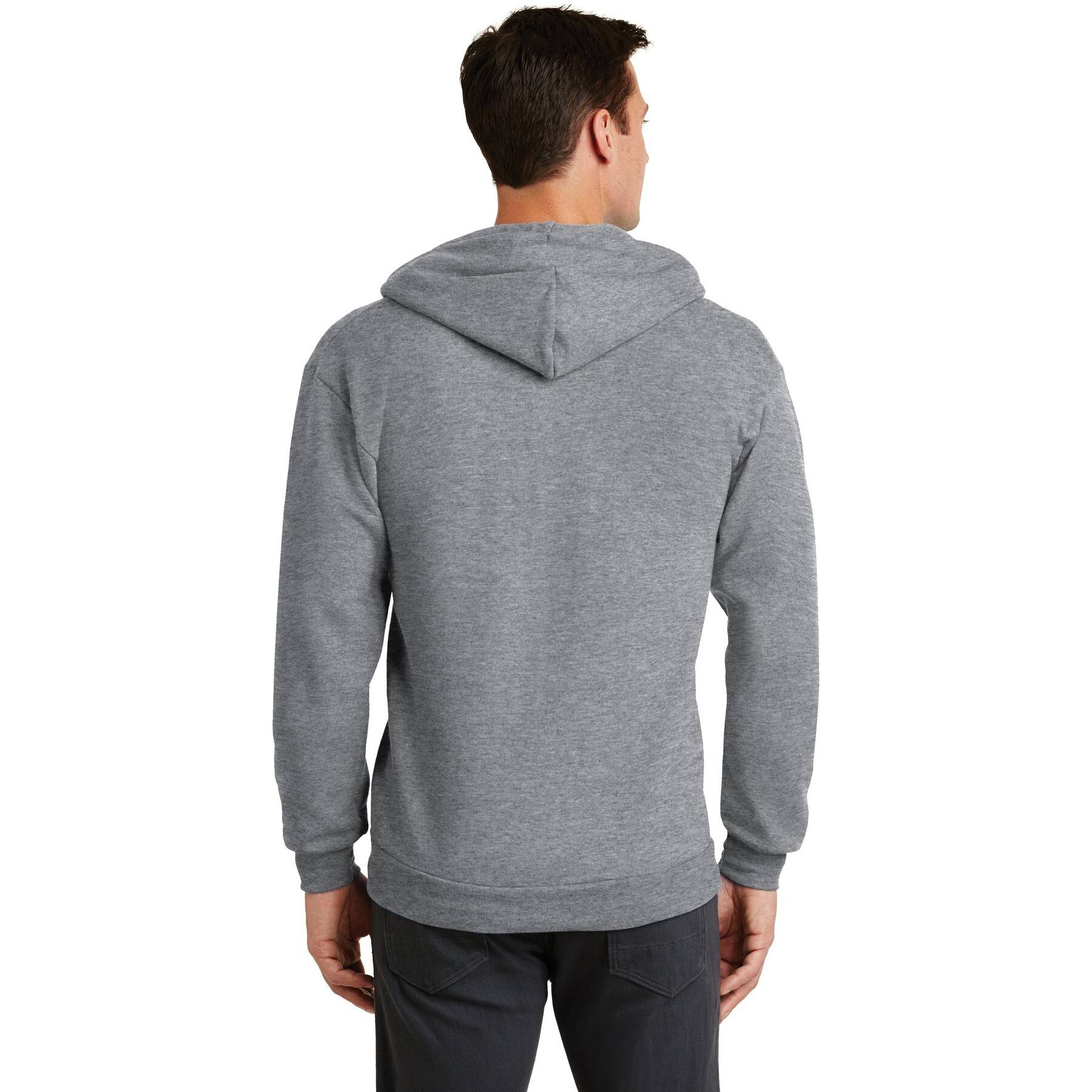 Port & Company® Neutrals Core Fleece Full-Zip Hooded Sweatshirt