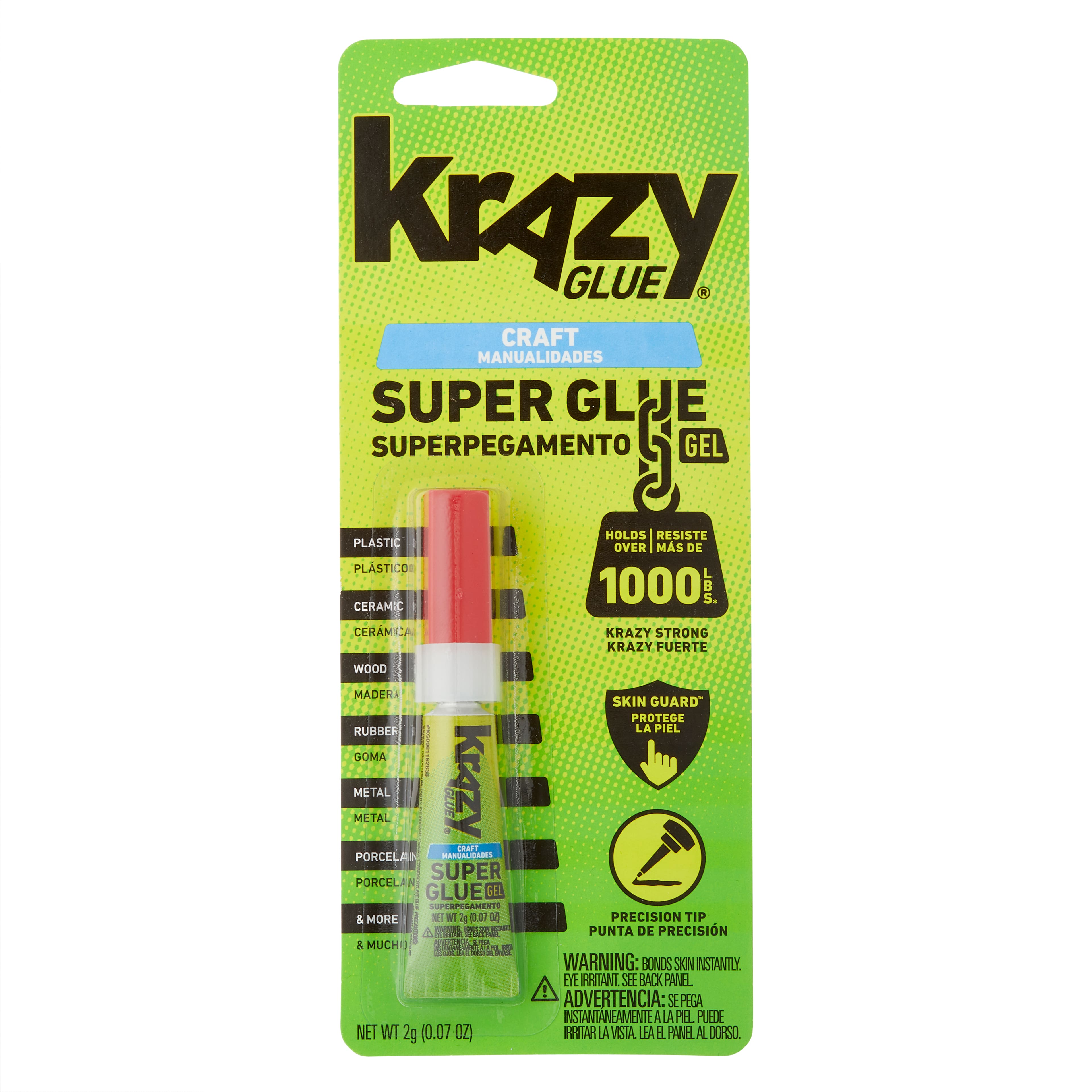 Krazy Glue CRAFT Singles No Run Gel Fine Tip Skim Guard 3 Packs Of