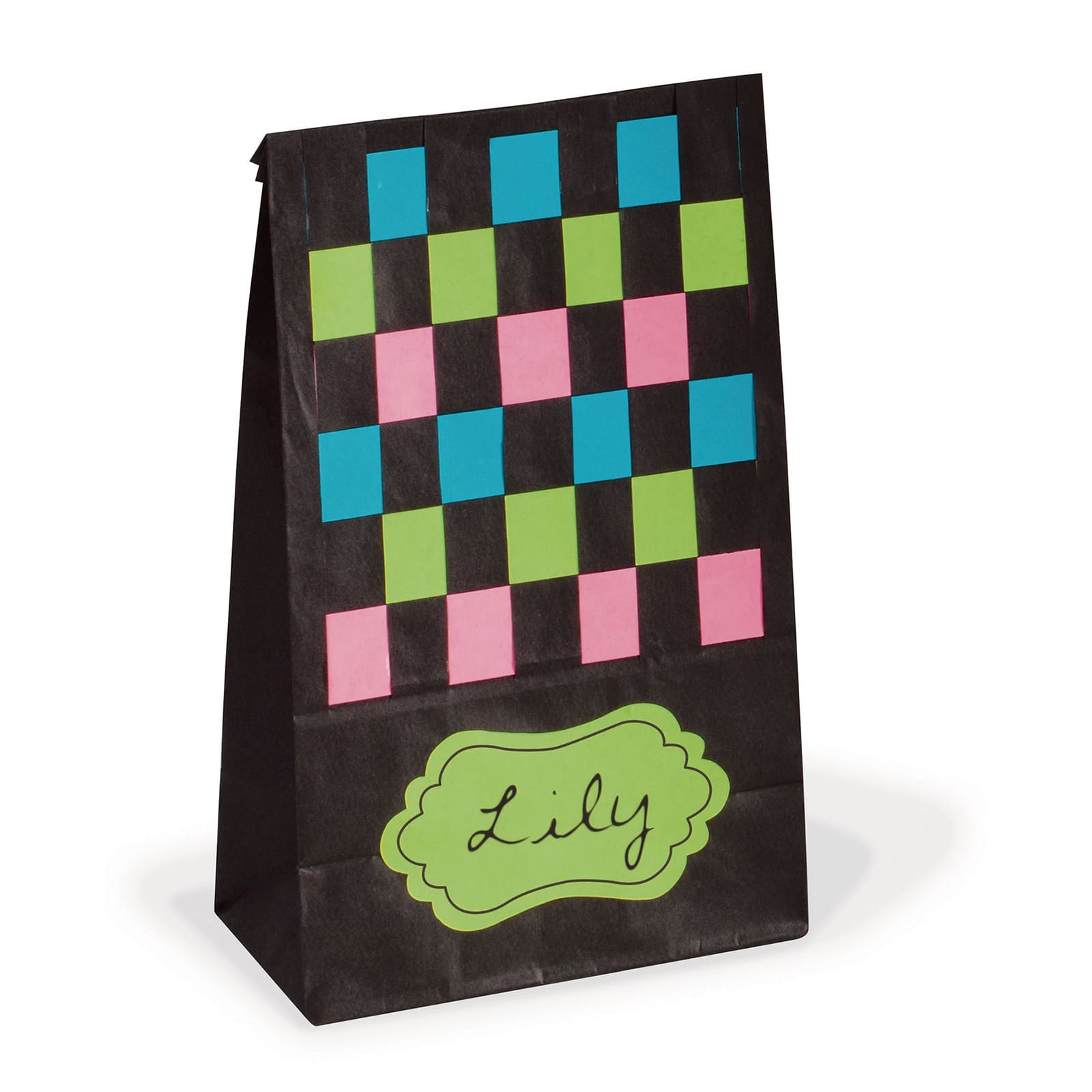 Creativity Street 3 Pack Assorted Bright Colors Mini Kraft Bag