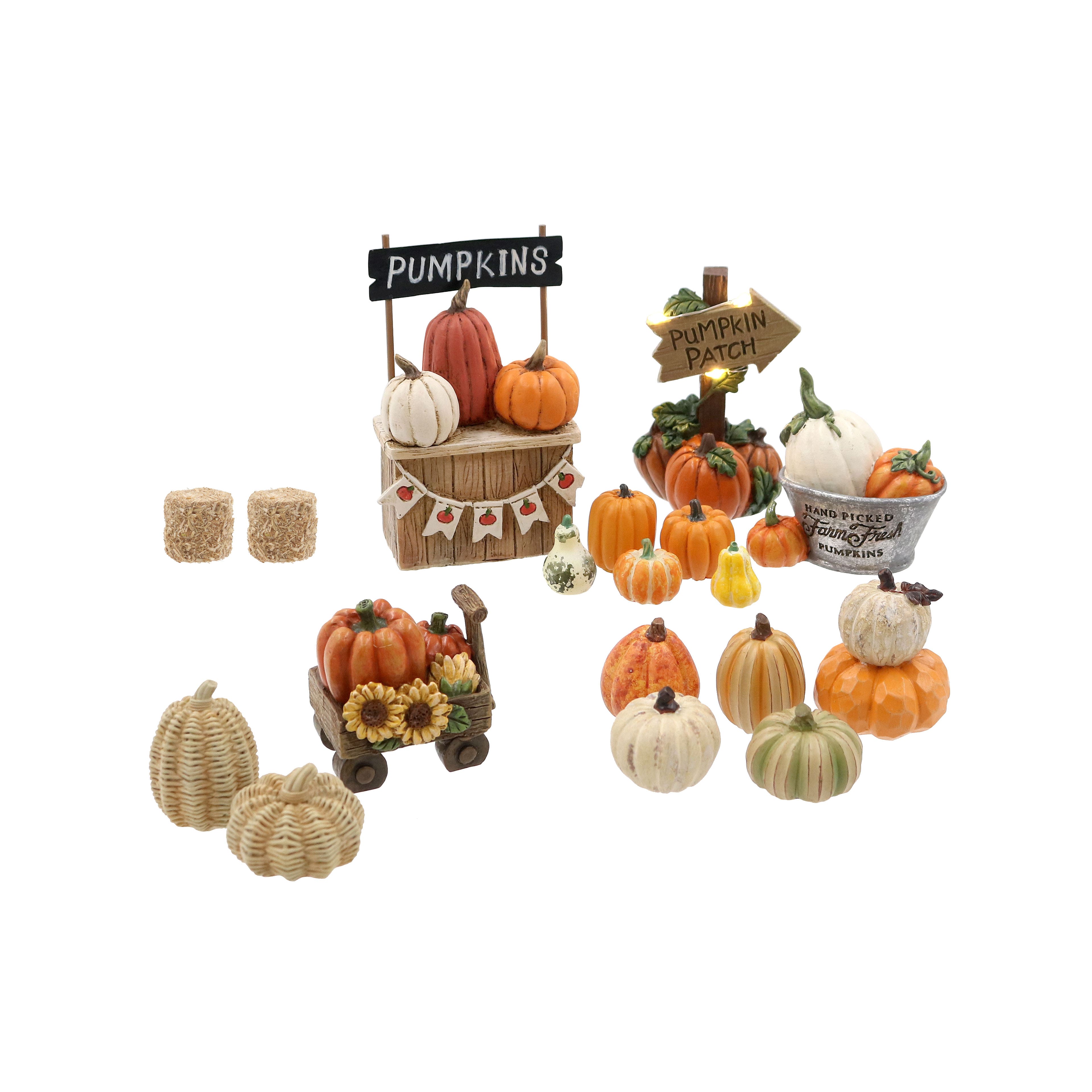 Mini Fall Bucket of Pumpkins by Ashland&#xAE;