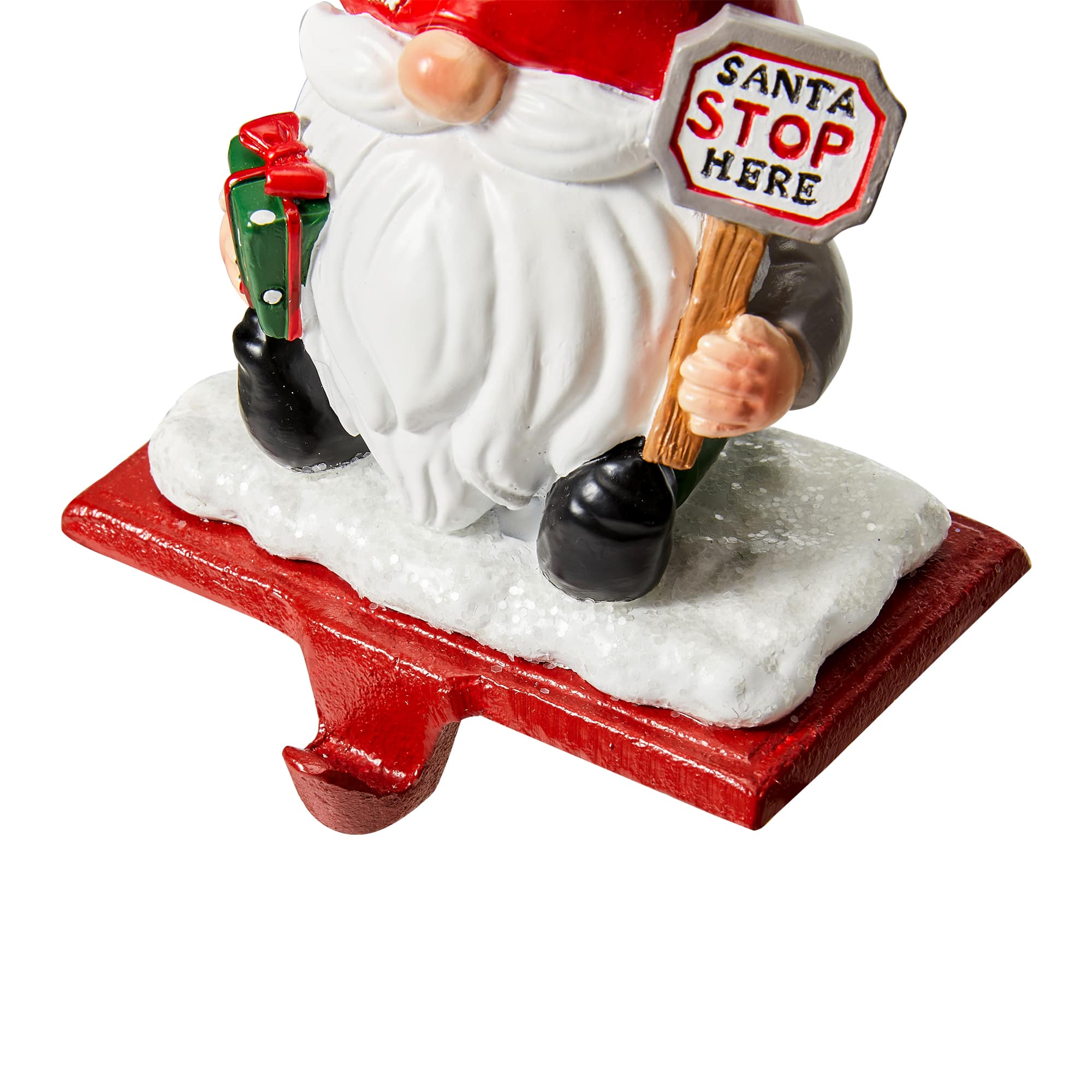 Glitzhome® 7" Gnomes Stocking Holder Set