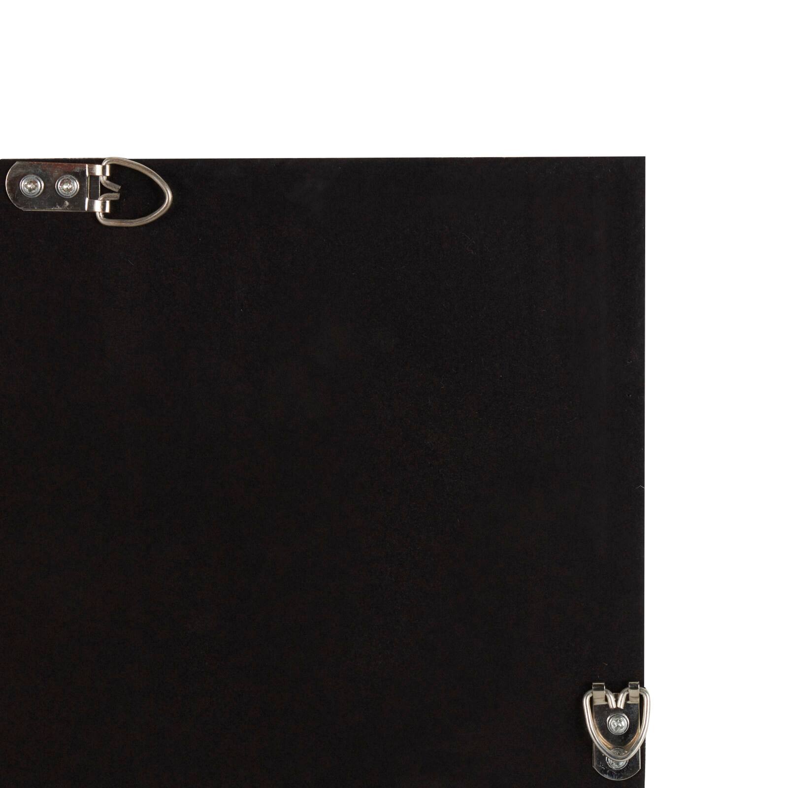 22" x 22" Dark Blue Resin Starfish Cluster Shadow Box with Linen Backing