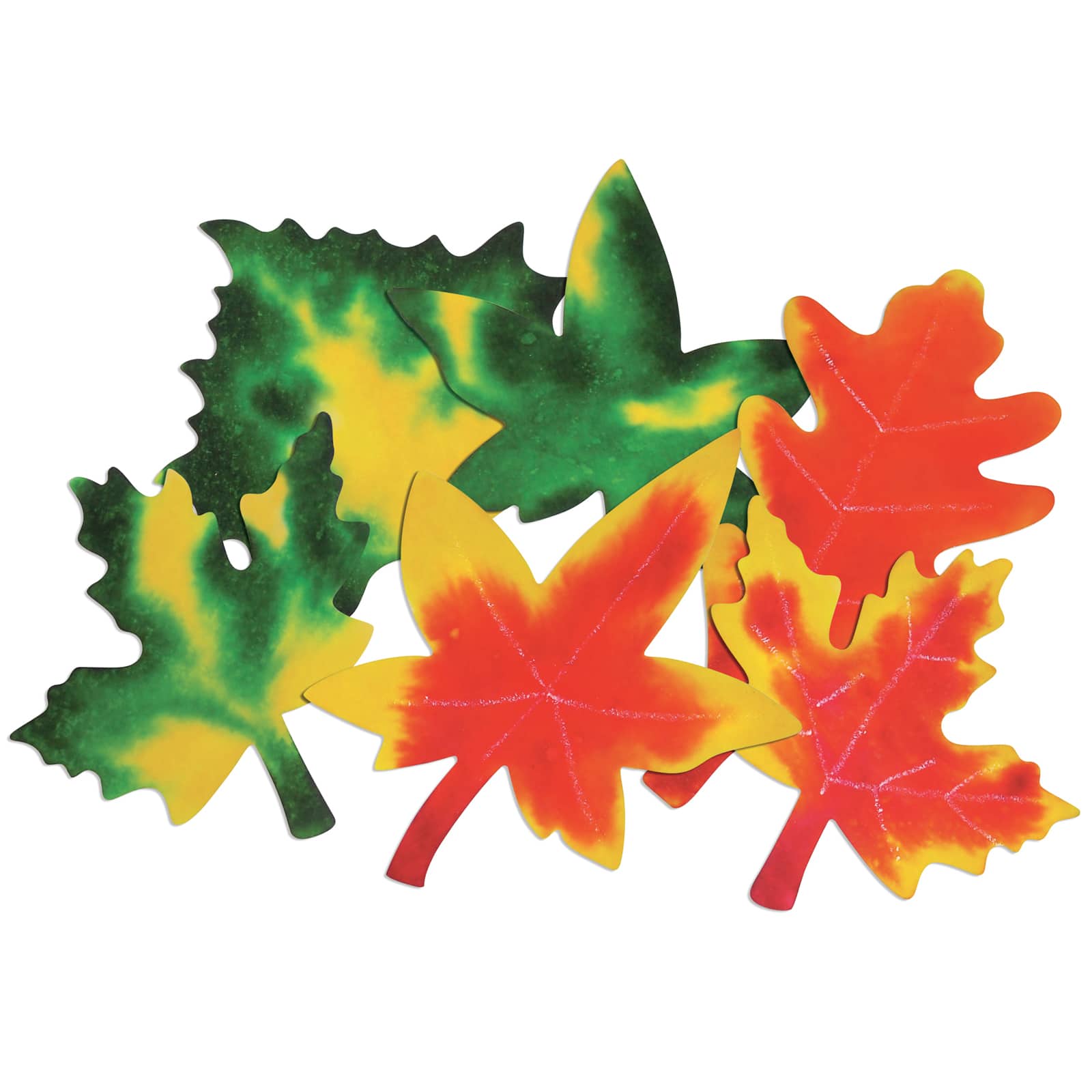 Roylco&#xAE; Color Diffusing Paper Leaves, 3 Packs of 80