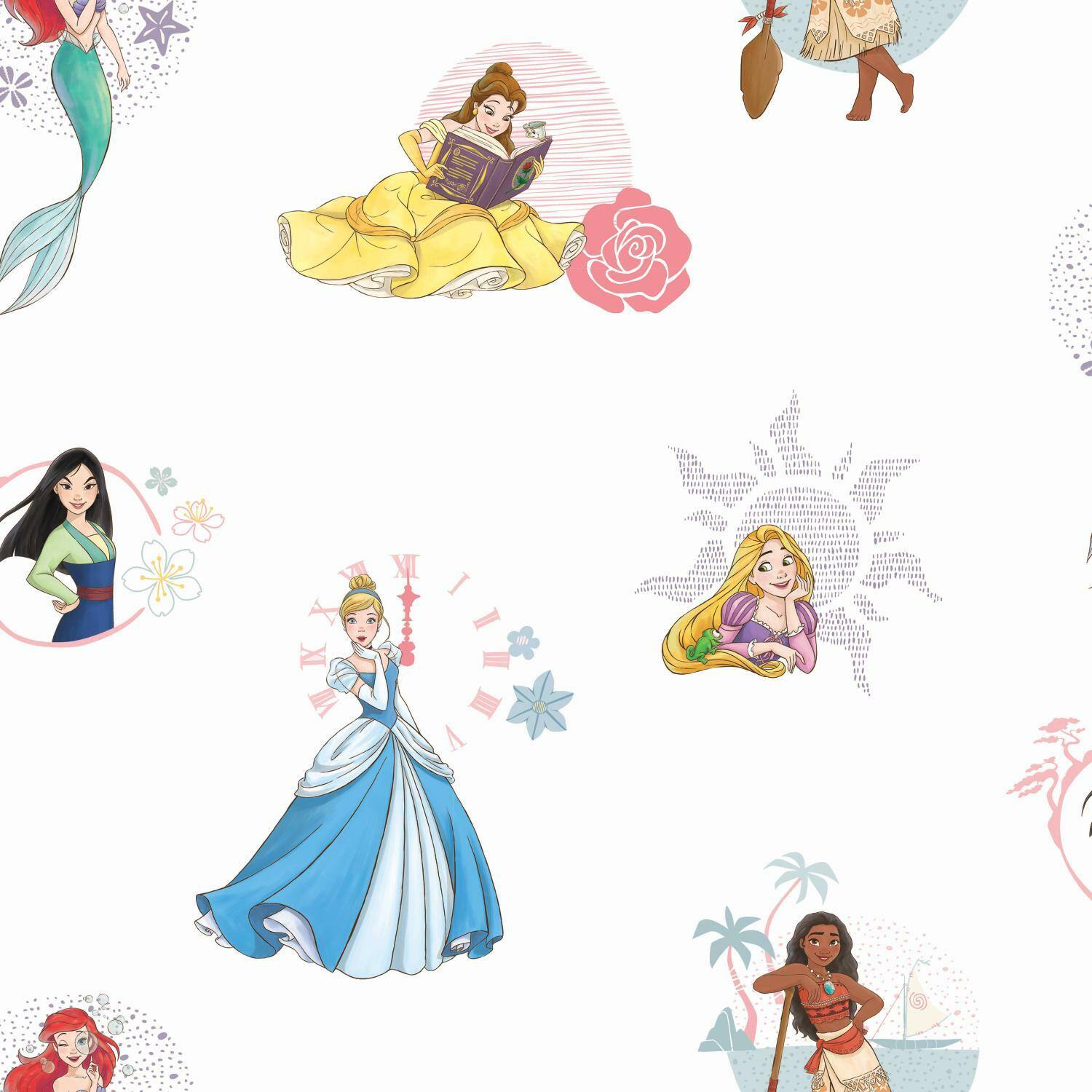 RoomMates Disney&#xAE; Princess Power Peel &#x26; Stick Wallpaper