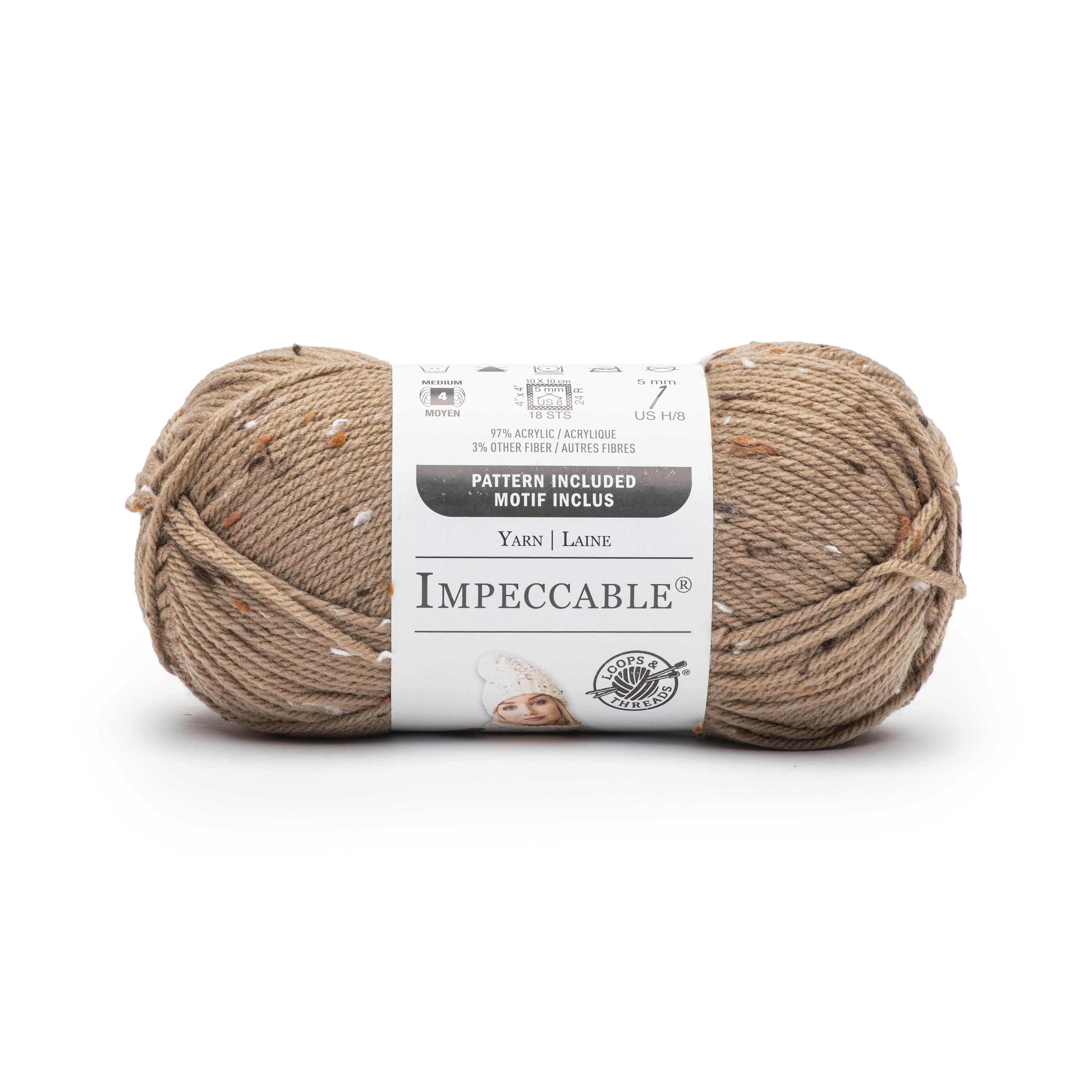 Impeccable™ Tweed Yarn by Loops & Threads®
