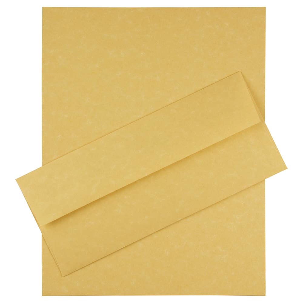 JAM Paper 8.5" x 11" Letter Paper & Envelopes #10 Business Stationery Set, 100ct.