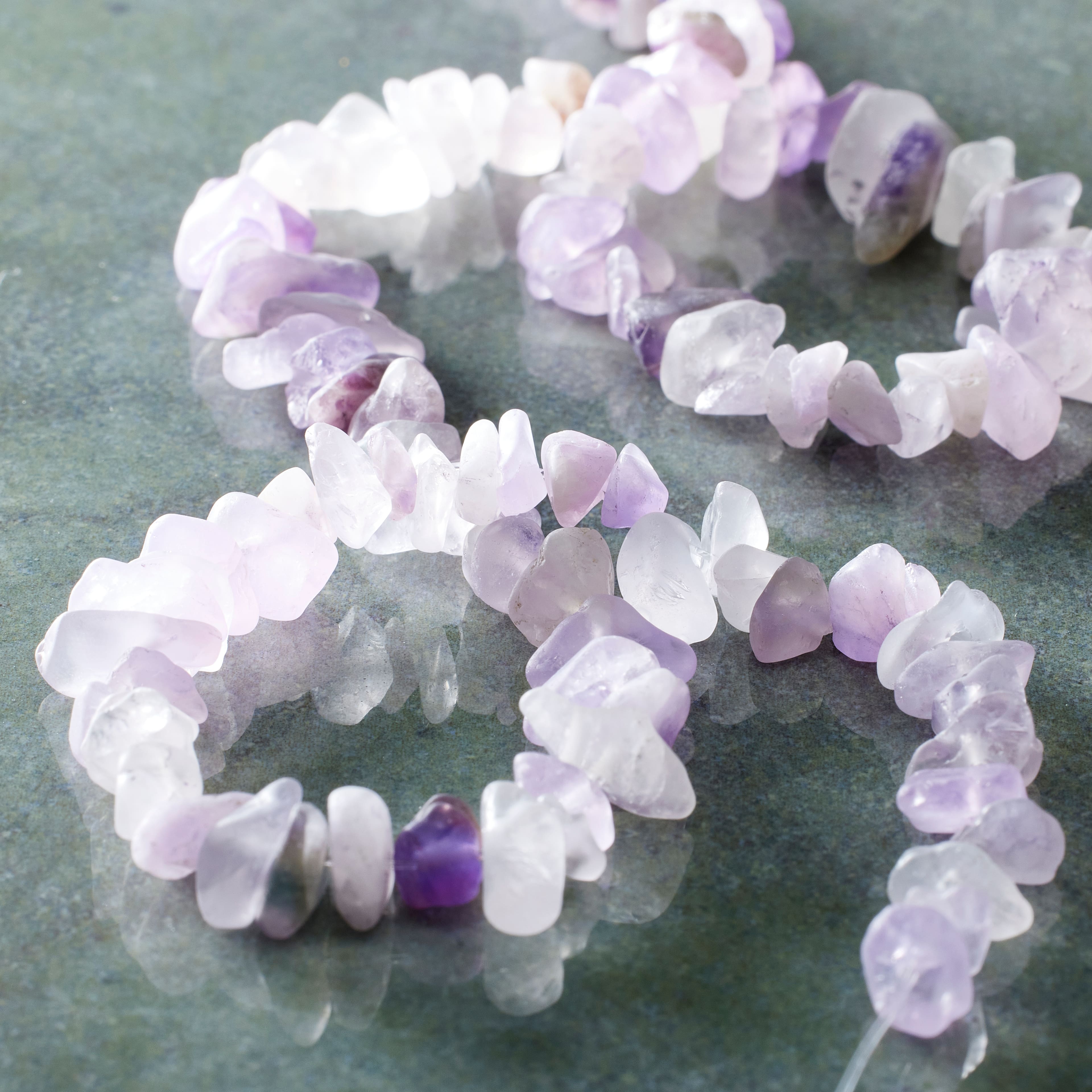 Purple Matte Amethyst Chip Beads by Bead Landing&#x2122;